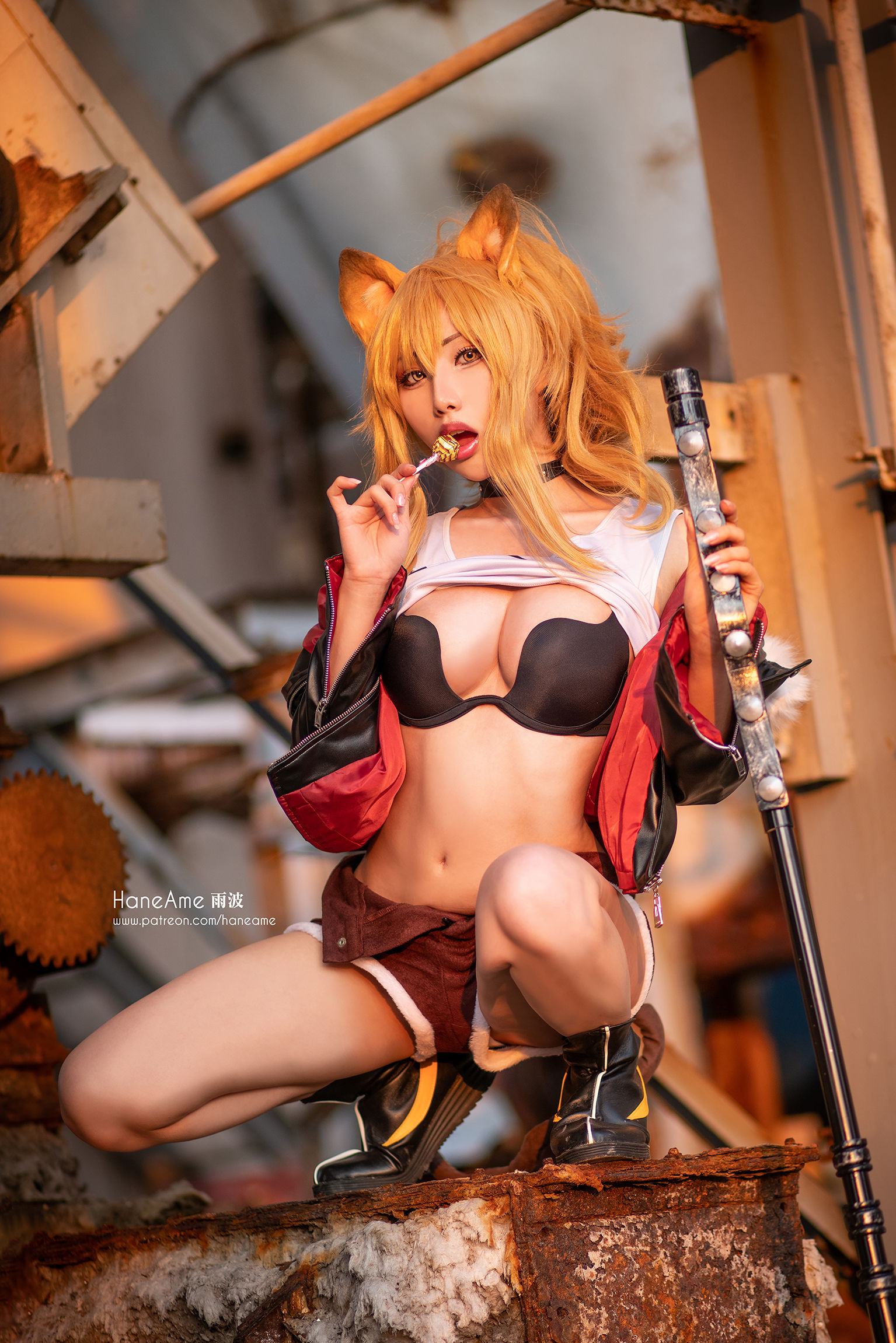 [网红COSER写真] Hane Ame 雨波写真 - 明日方舟 推进之王2第2张