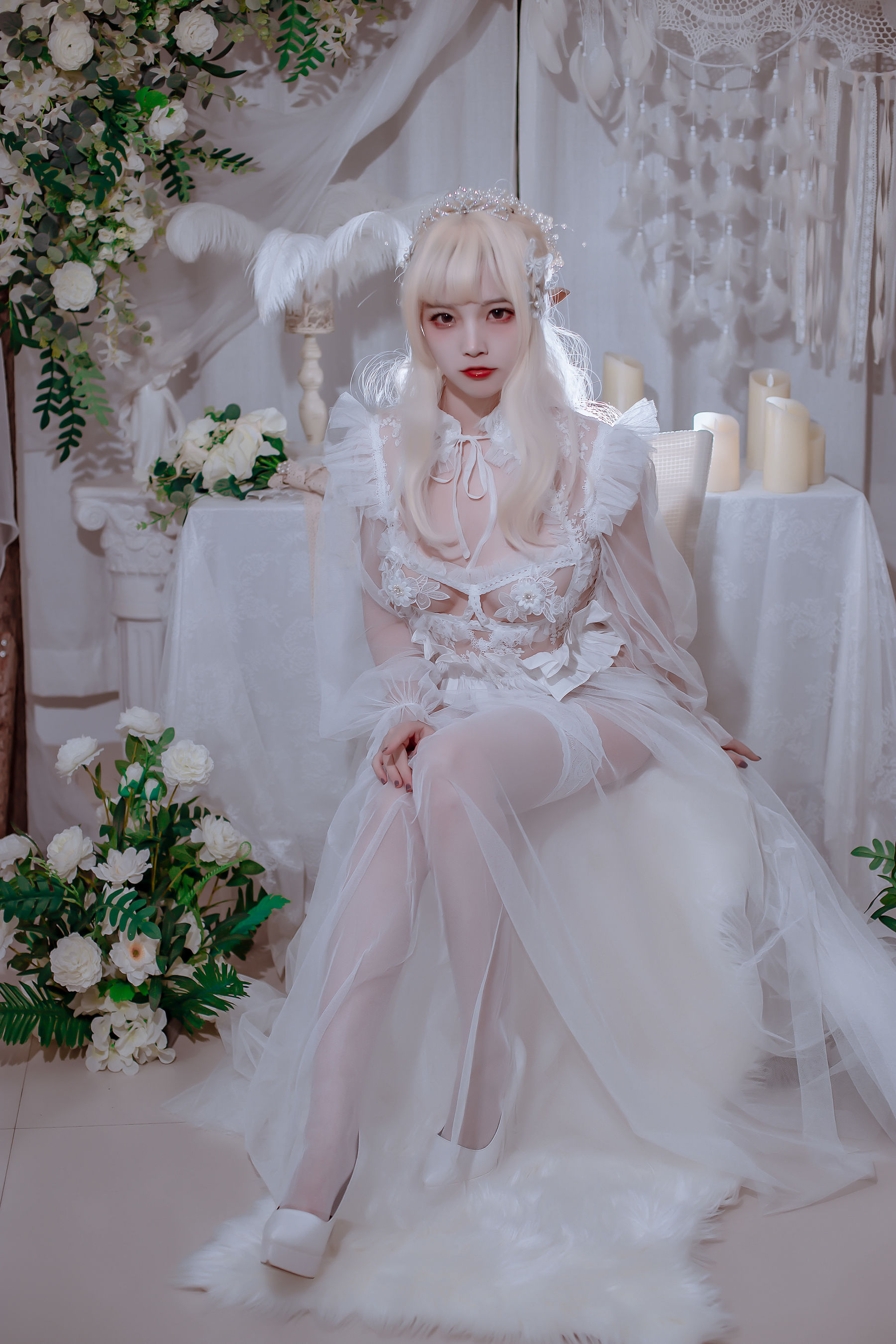 [网红COSER写真] 人气Coser二佐Nisa - 精灵公主第7张