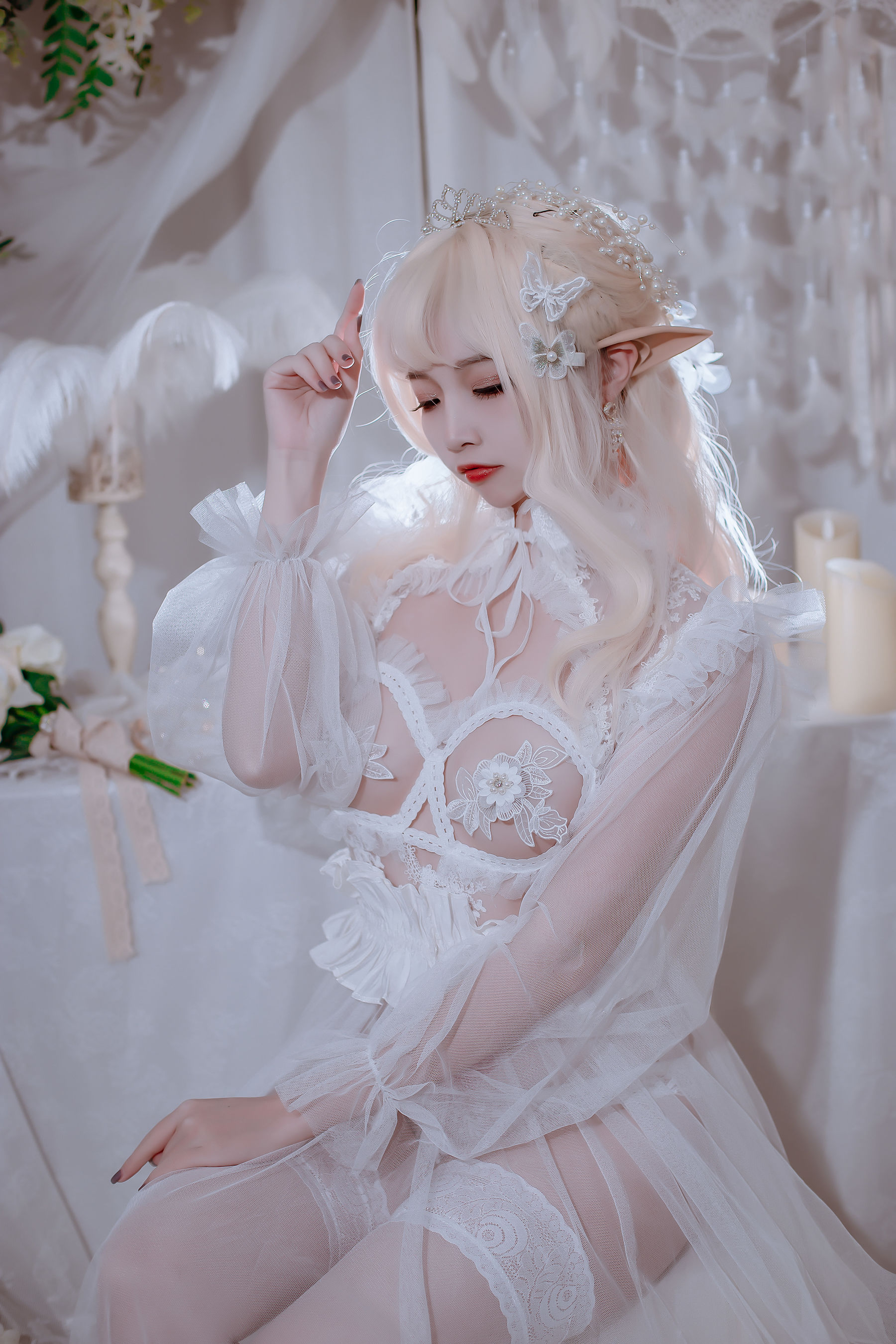 [网红COSER写真] 人气Coser二佐Nisa - 精灵公主第11张