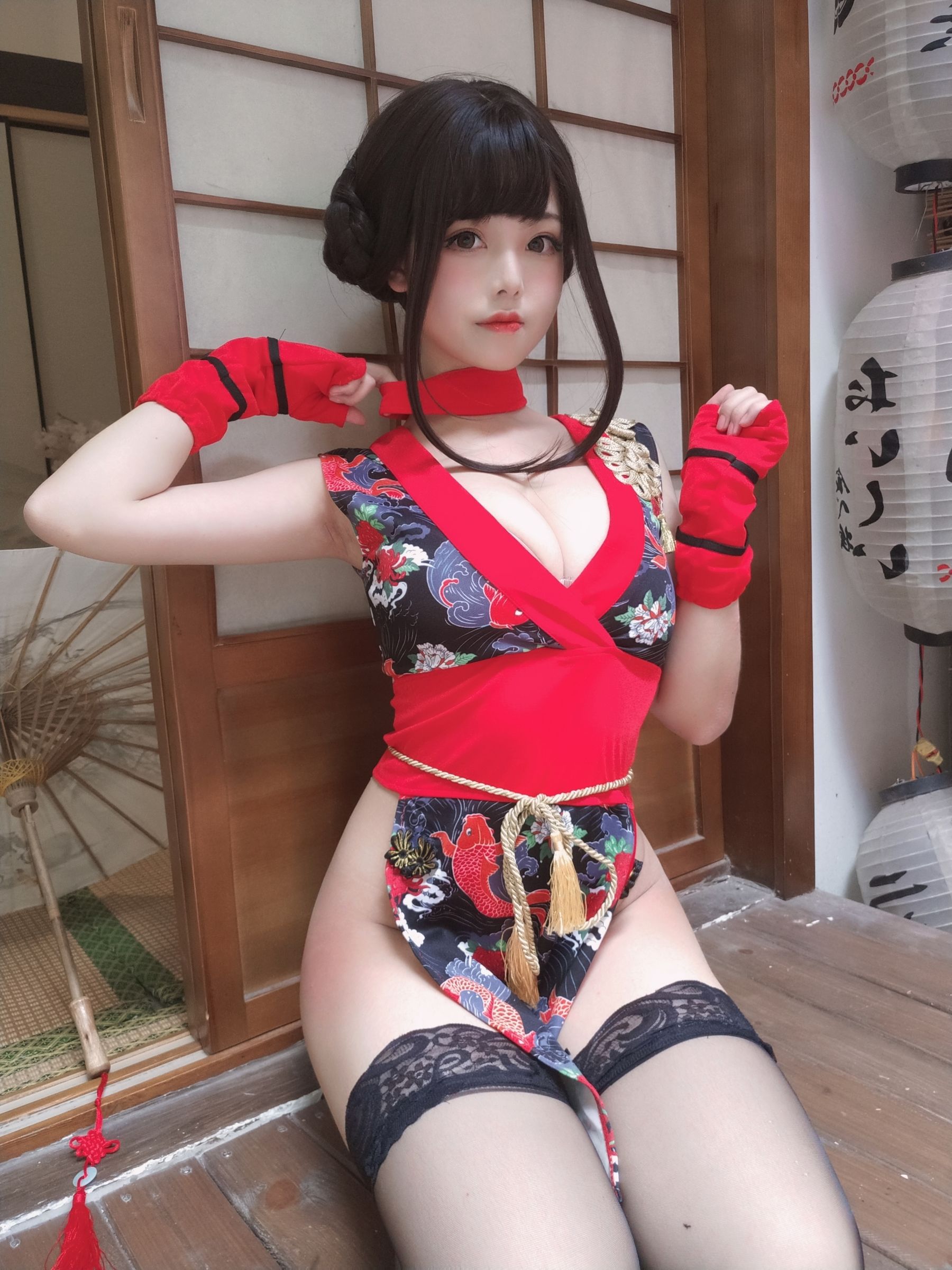 [COS福利] 萌系小姐姐蜜汁猫裘 - 红武士第9张