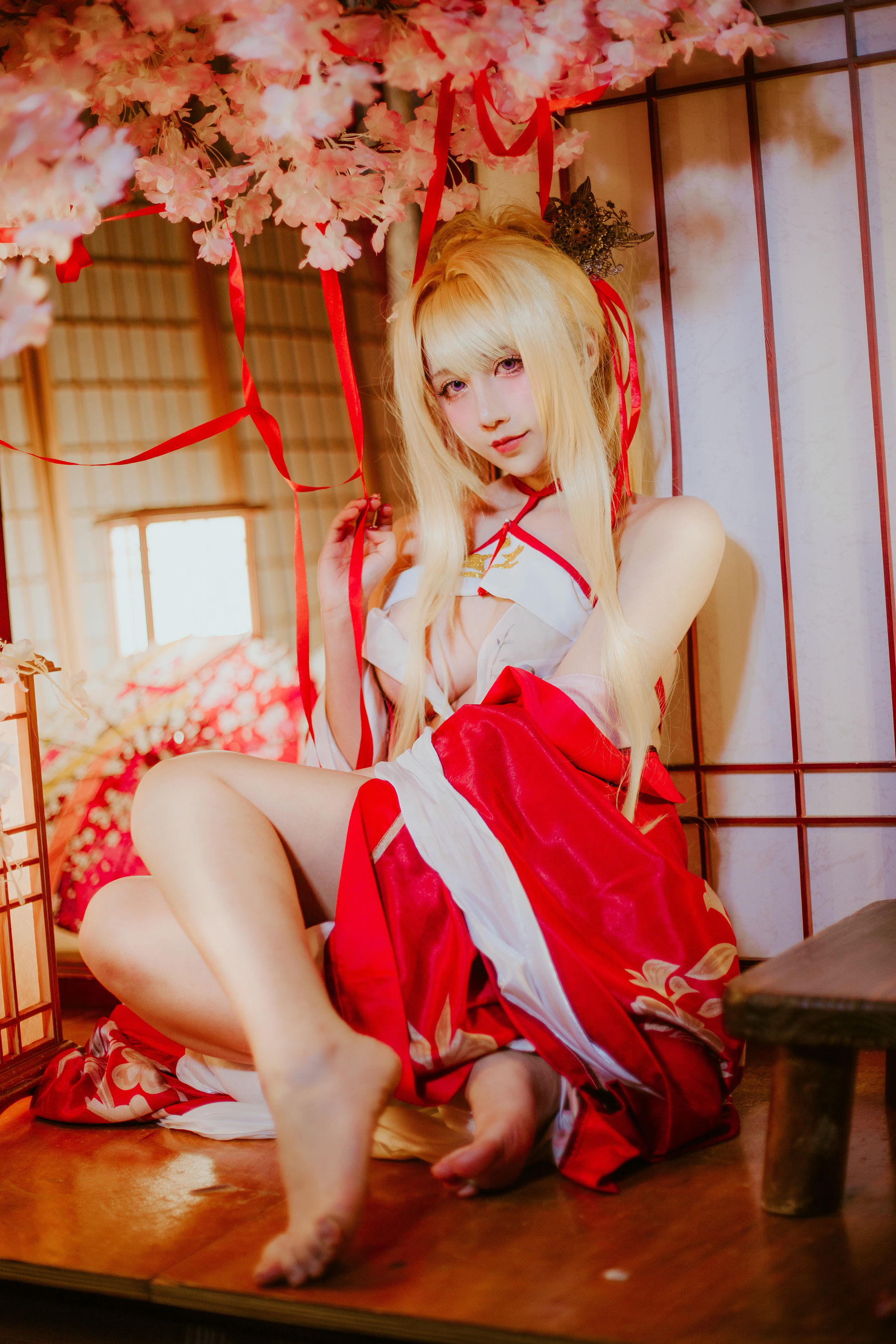 [COS福利] 动漫博主九曲Jean - 光荣新春和服第7张