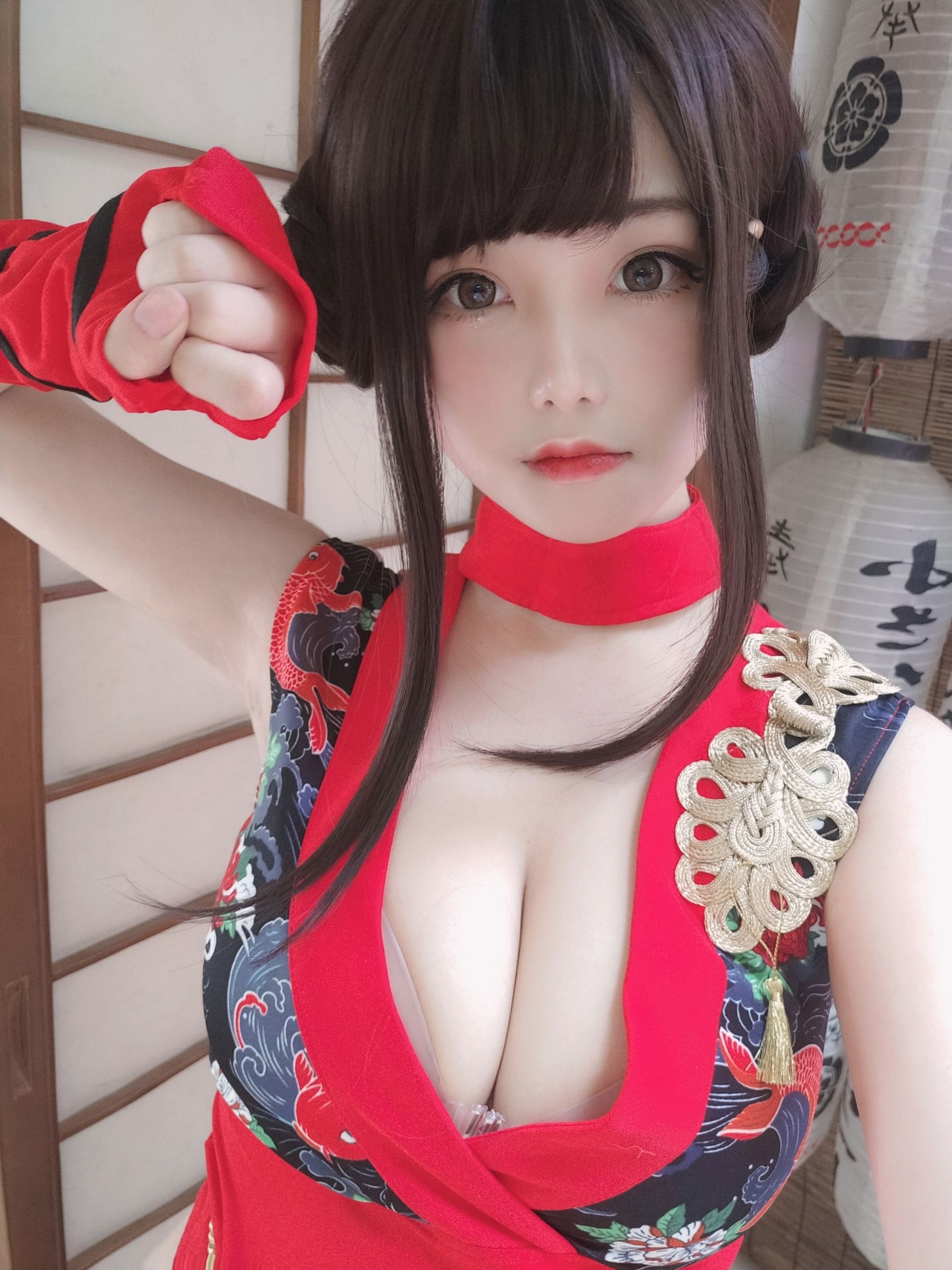 [COS福利] 萌系小姐姐蜜汁猫裘 - 红武士第11张