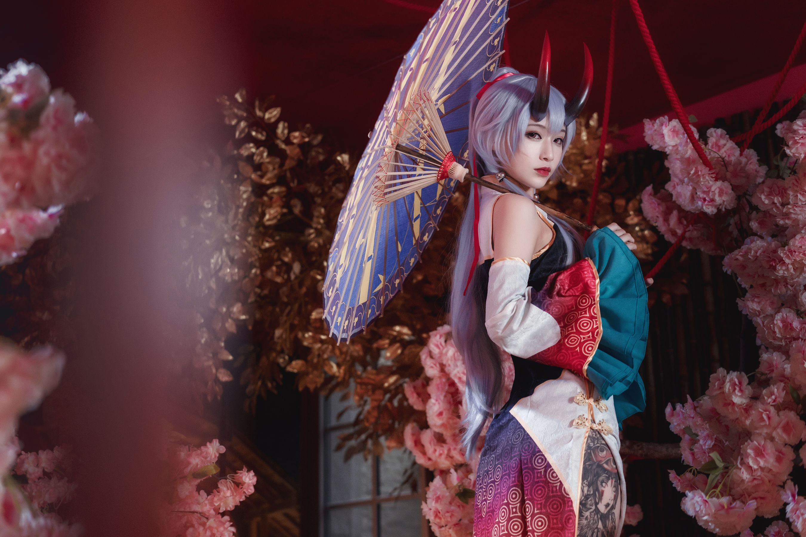 [COS福利] 动漫博主铁板烧鬼舞w - 巴御前第7张