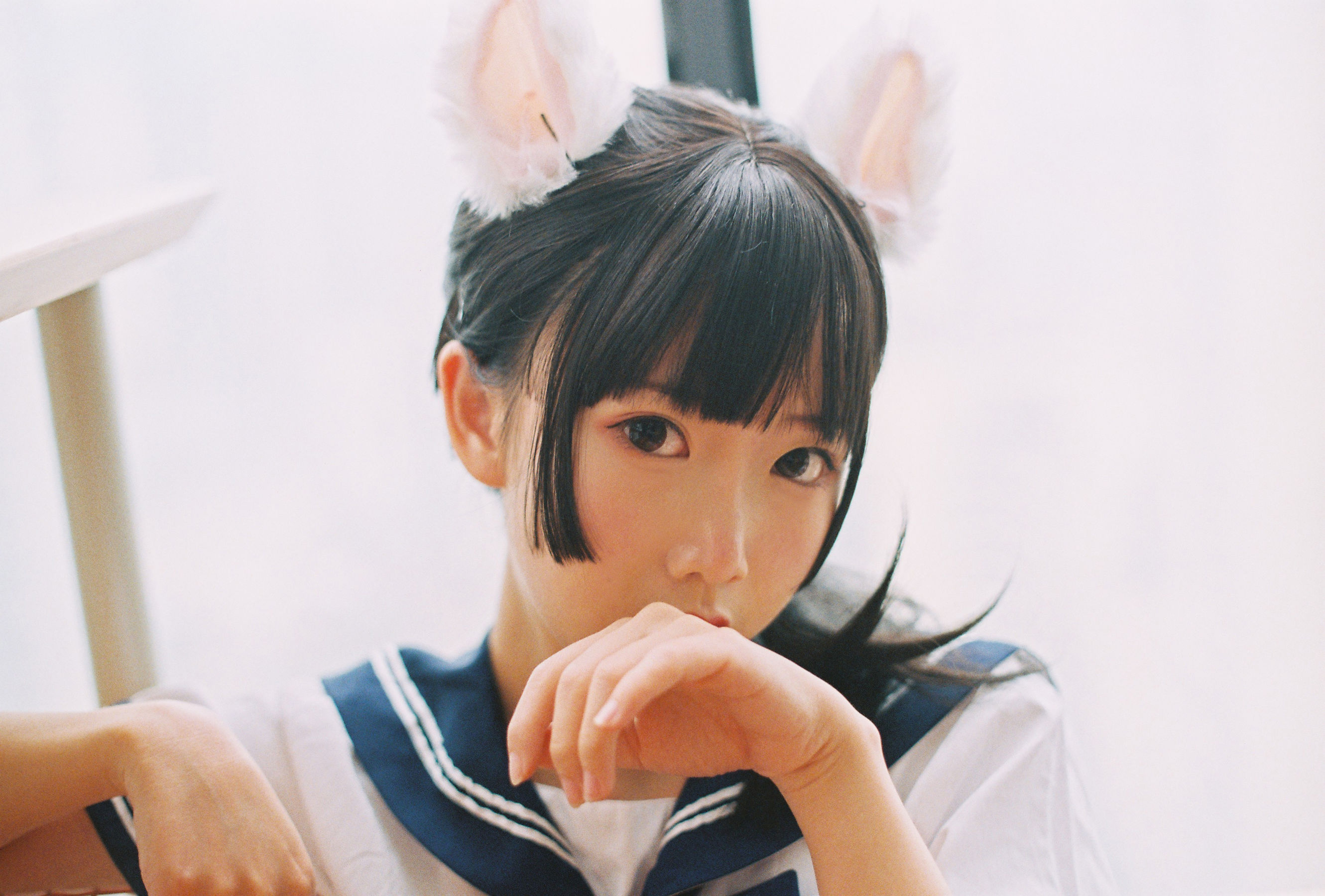 [COS福利] 可爱人气Coser面饼仙儿 - 水手服 死库水第9张