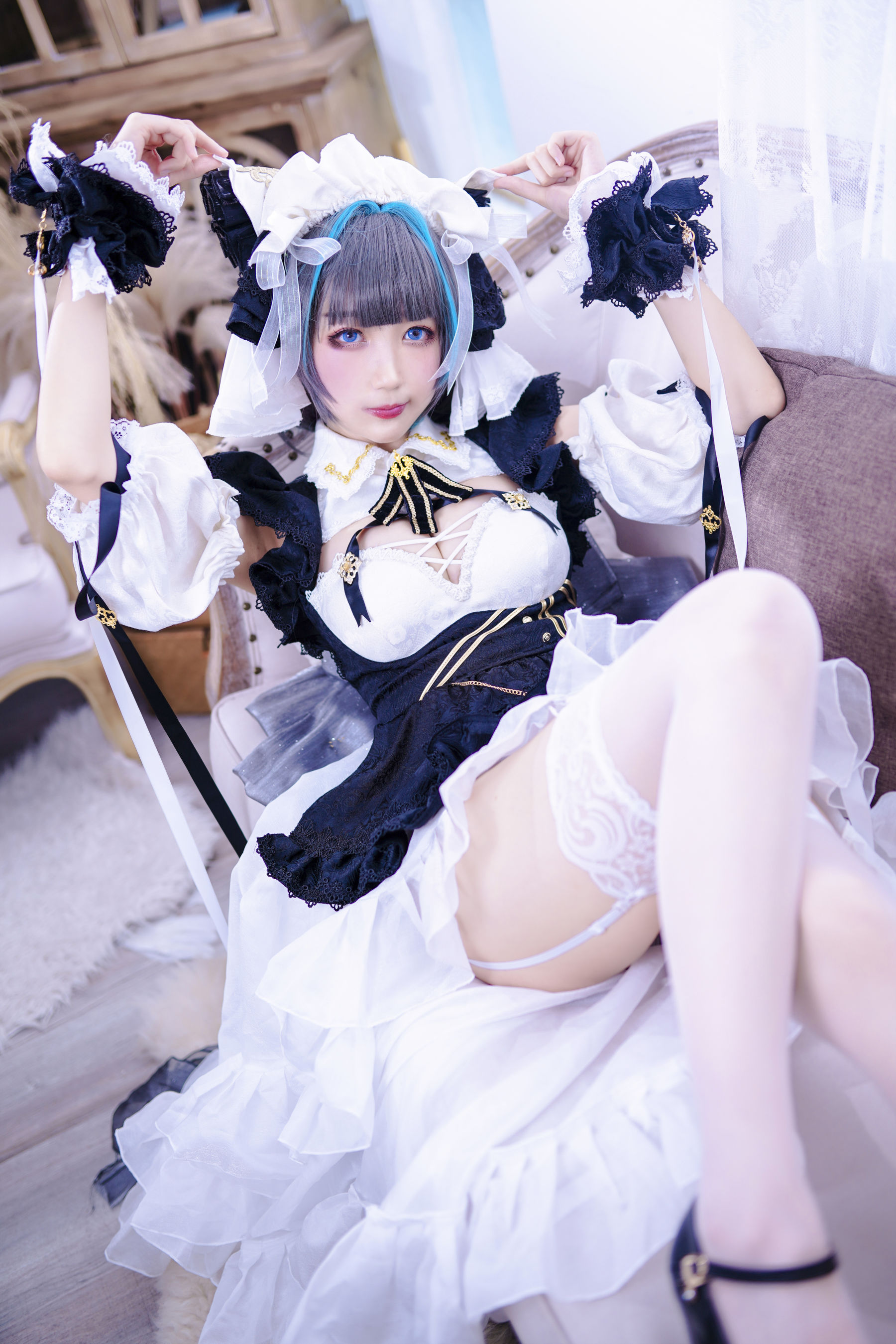 [COS福利] 周叽是可爱兔兔 - 柴郡猫猫第8张