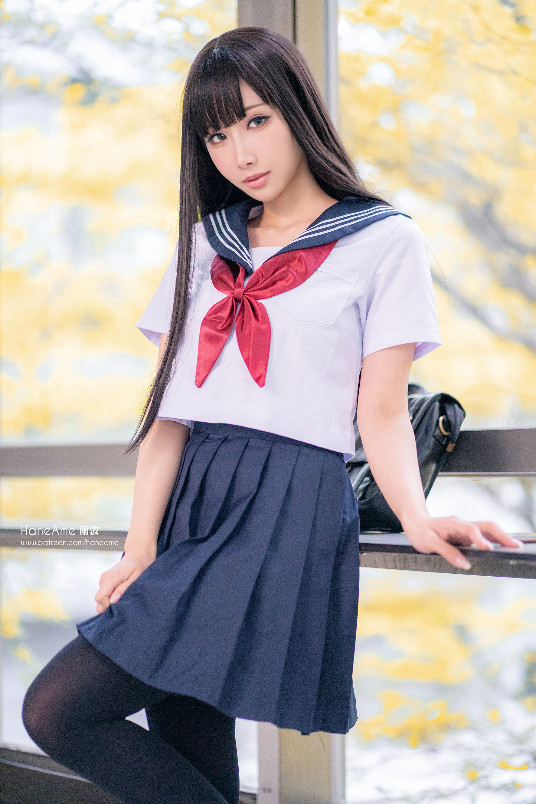 [COS福利] Hane Ame 雨波写真 - JK第3张