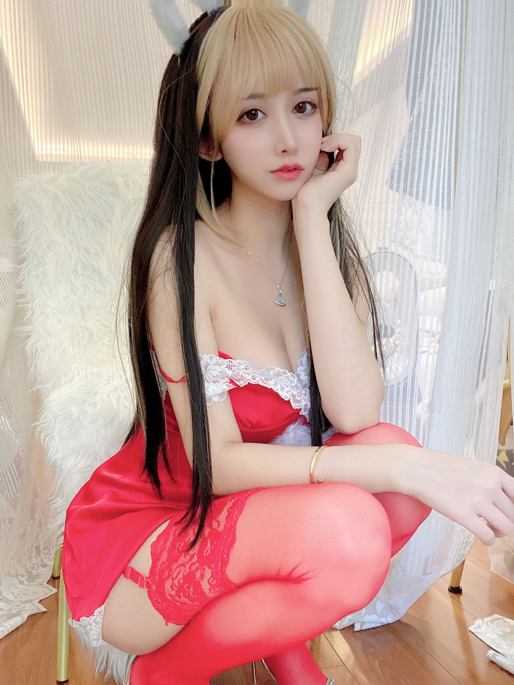 [COS福利] 斗鱼米线线sama写真 - 新年大礼包第12张