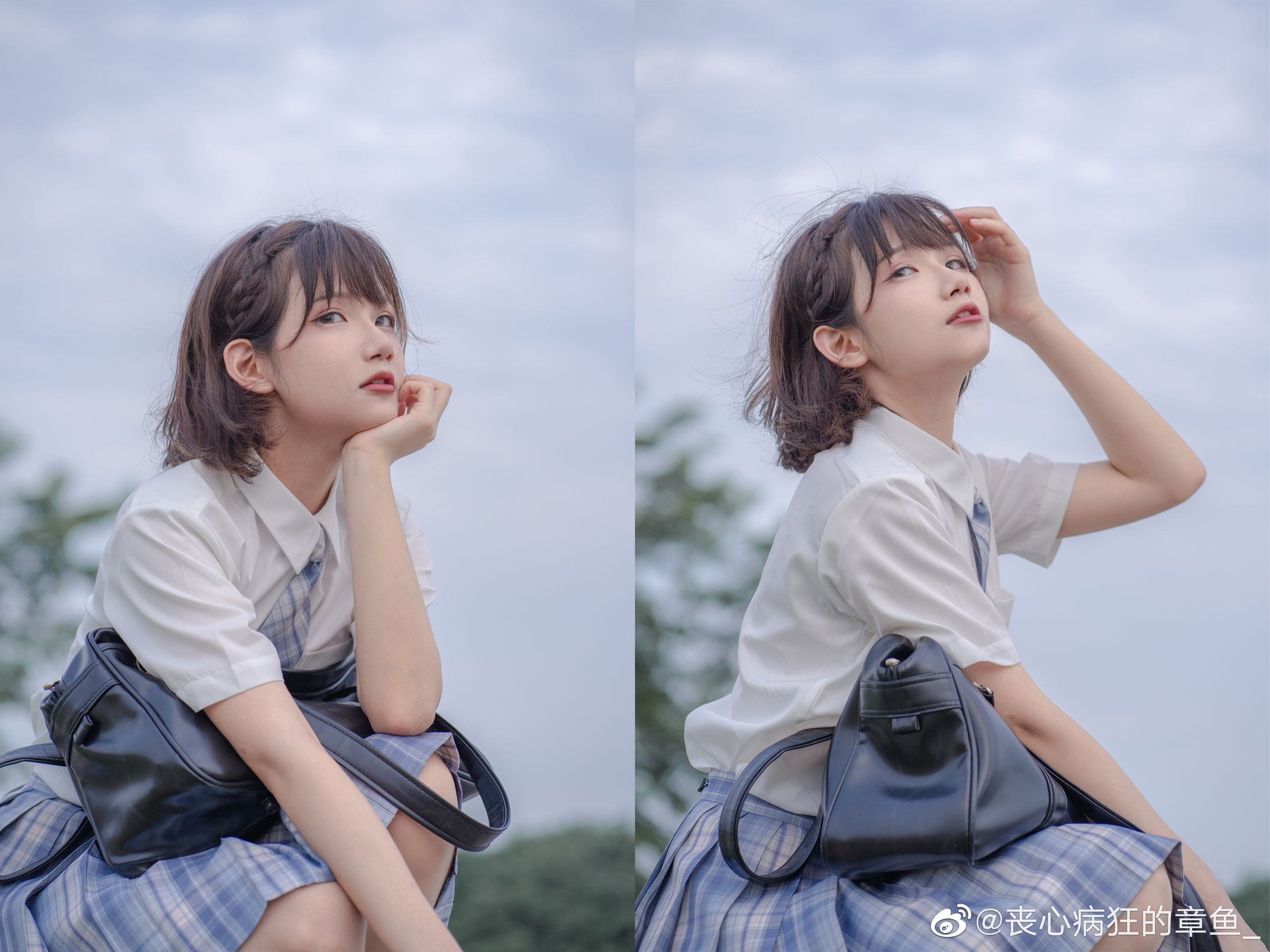 [COS福利] 动漫博主阿了个fifi - JK日常第1张