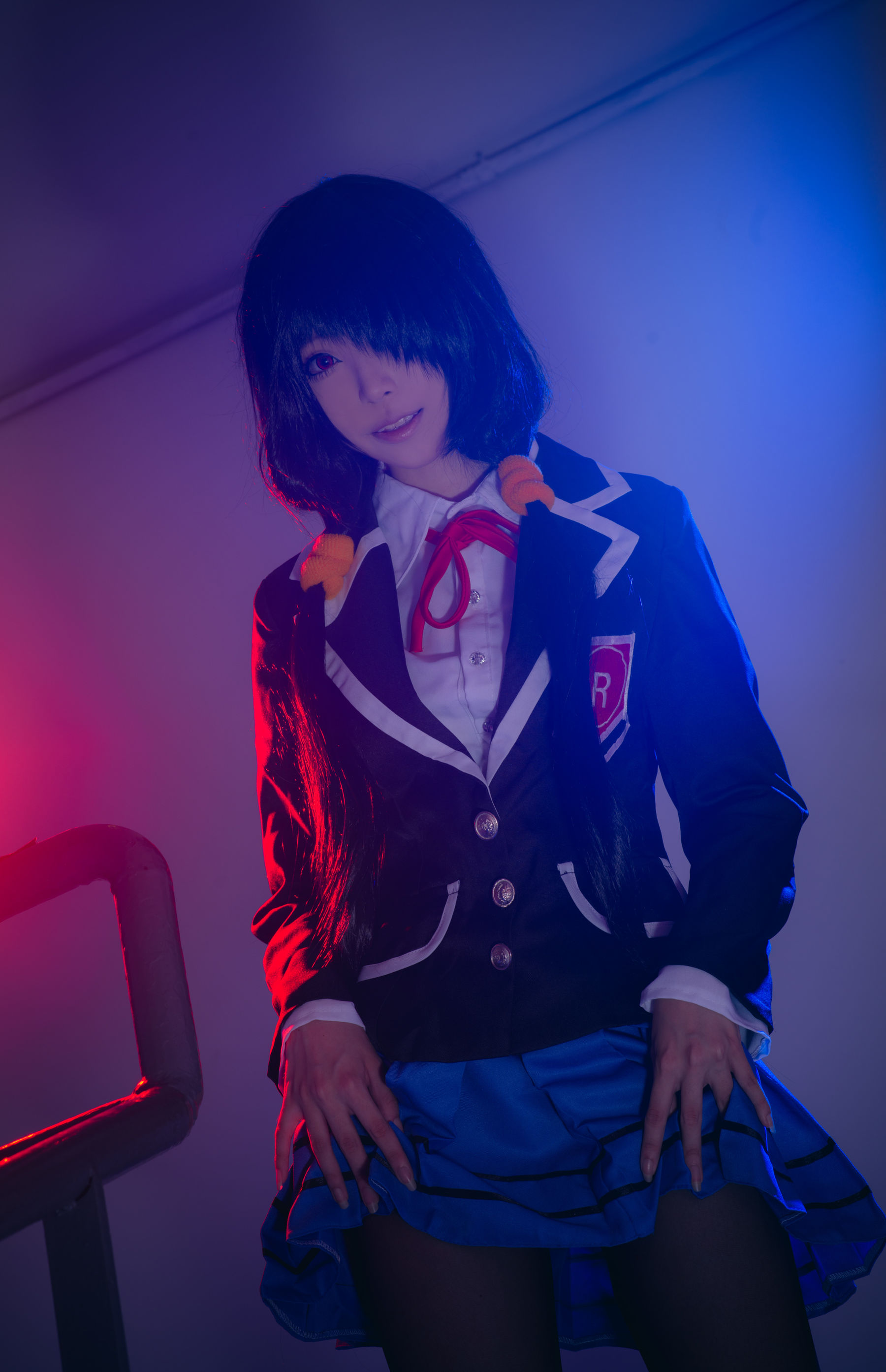 [COS福利] 长腿Coser青青子Js - 狂三校服第7张