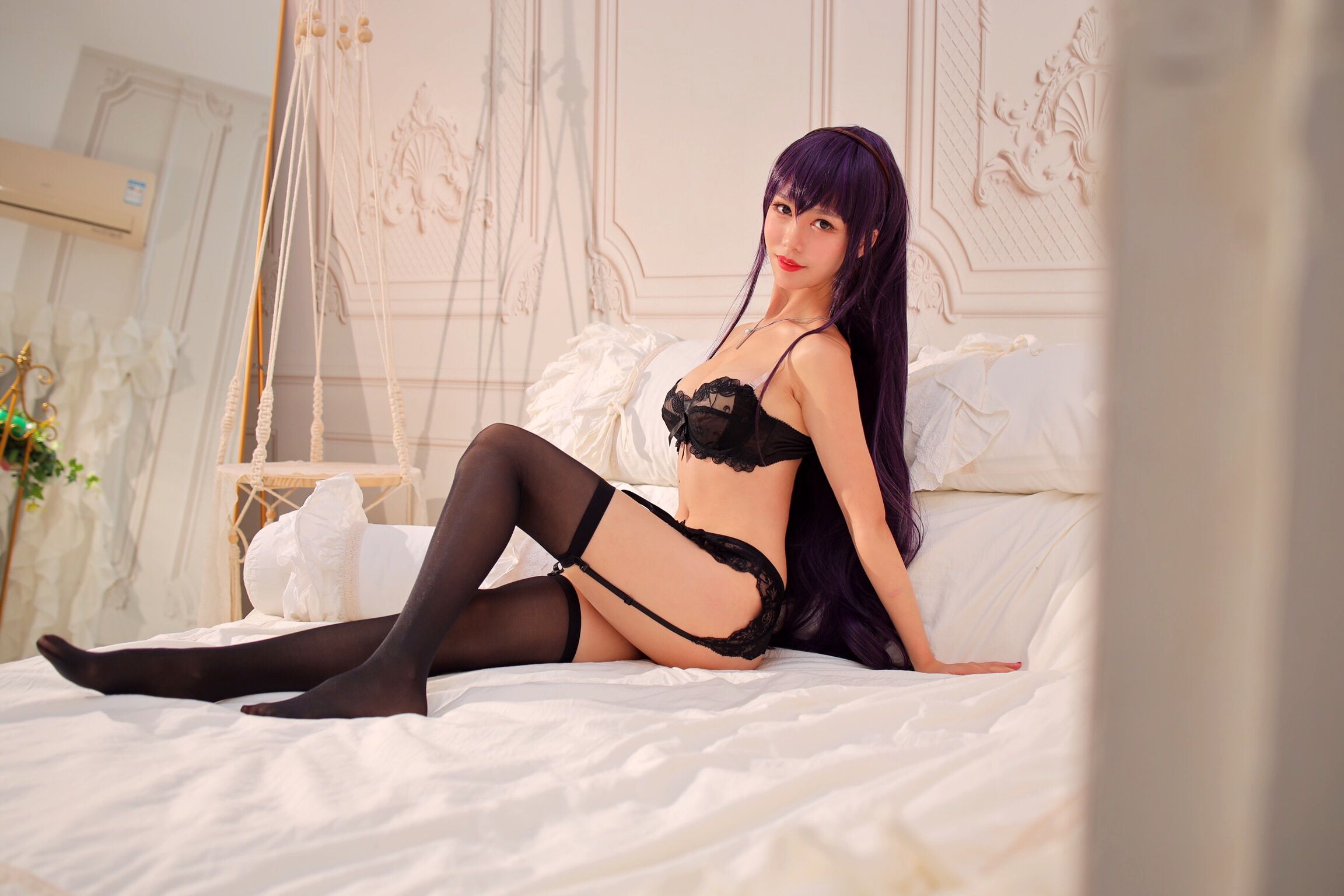 [COS福利] 抖娘-利世 - 霞之丘诗羽 内衣第6张