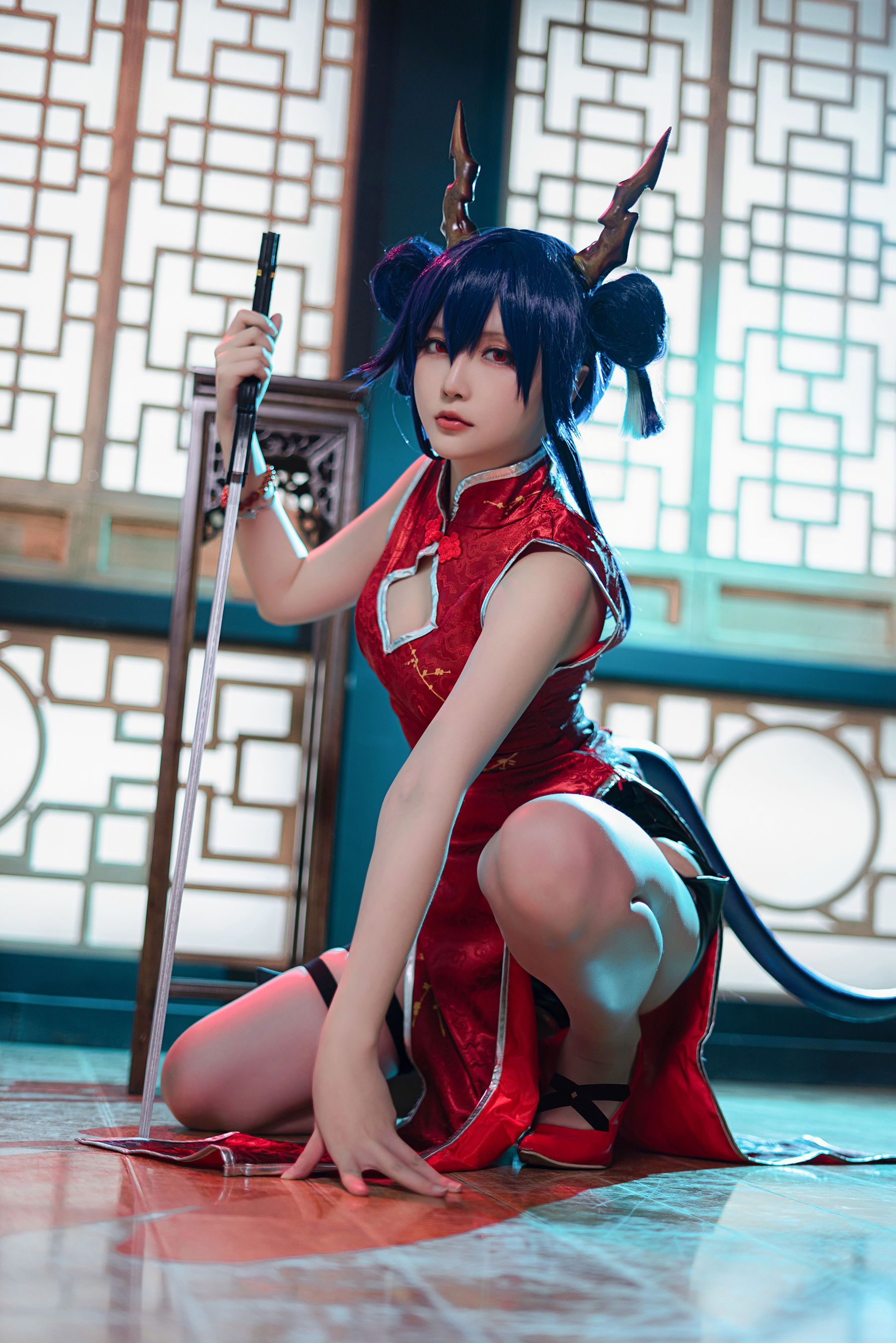 [COS福利] Coser小姐姐星之迟迟 - 明日方舟《陈》第4张