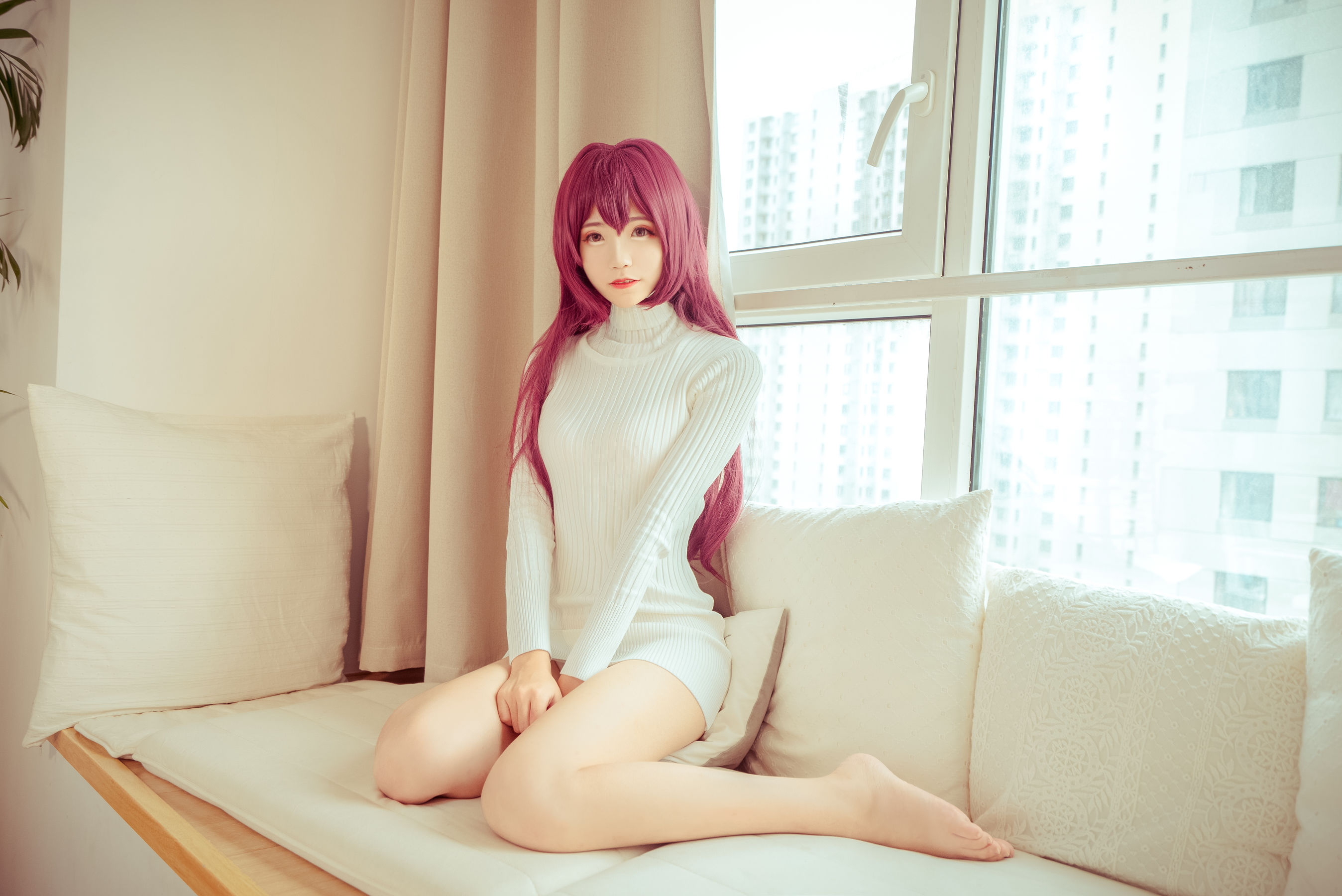 [福利COS] 然理理 - 斯卡哈毛衣第7张