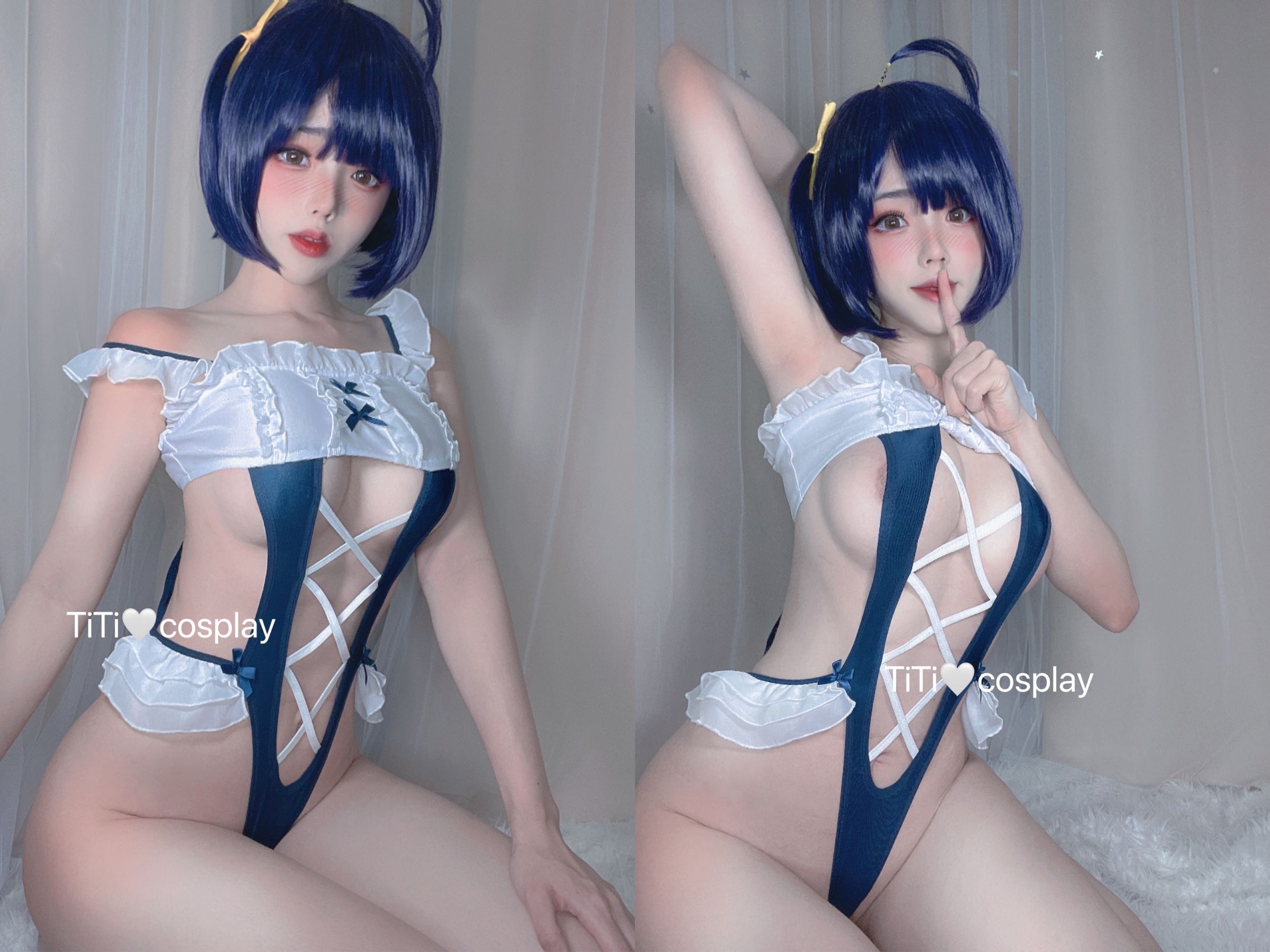 [福利COS] 钛合金大粑粑 - 女仆自拍第12张