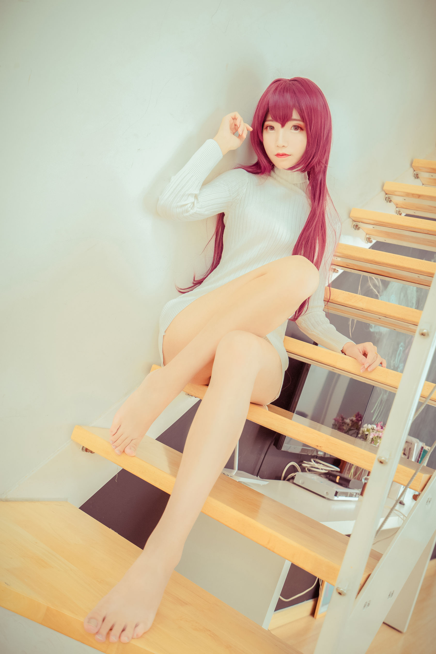 [福利COS] 然理理 - 斯卡哈毛衣第10张