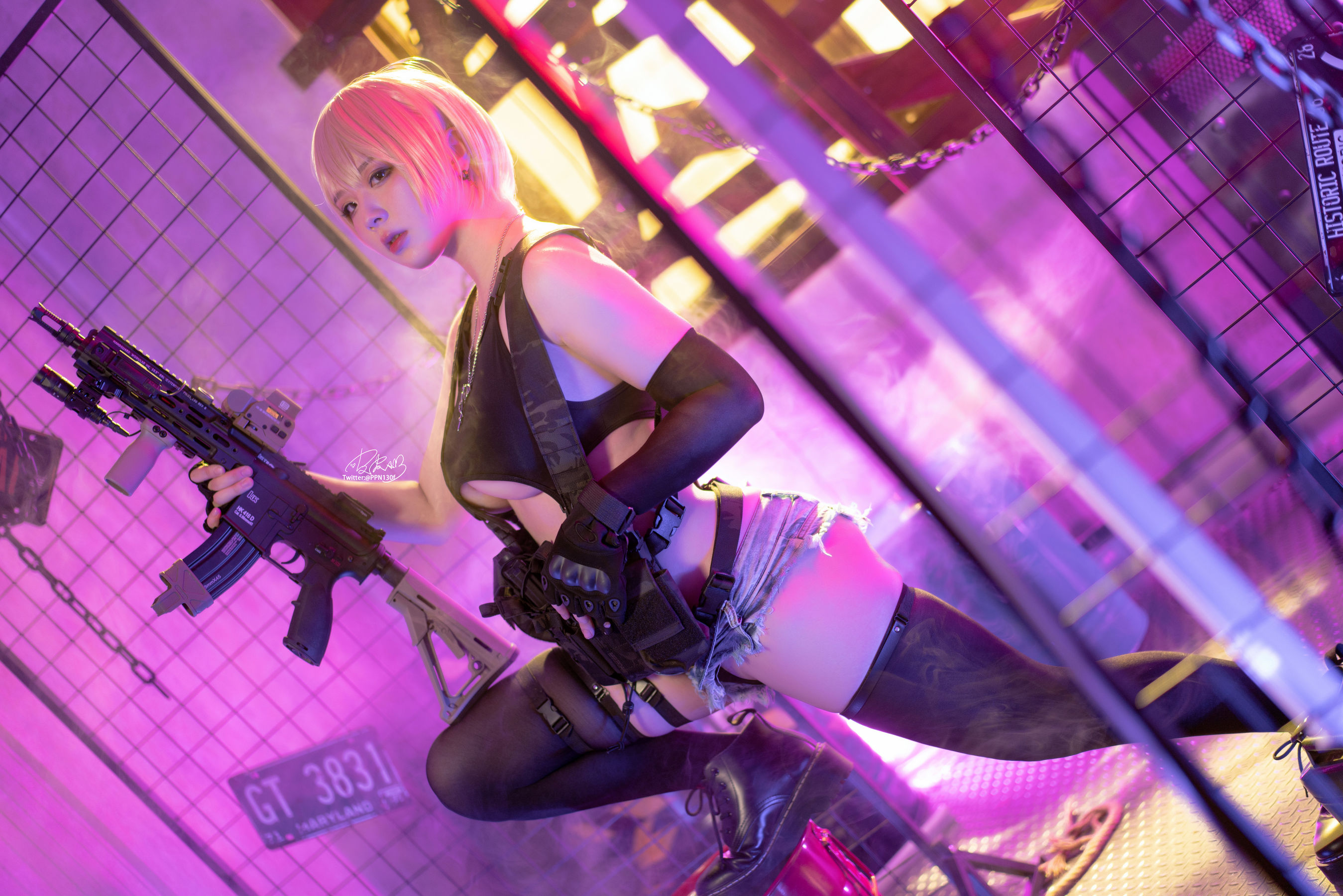 [福利COS] 皮皮奶可可爱了啦 - 战术背心第1张