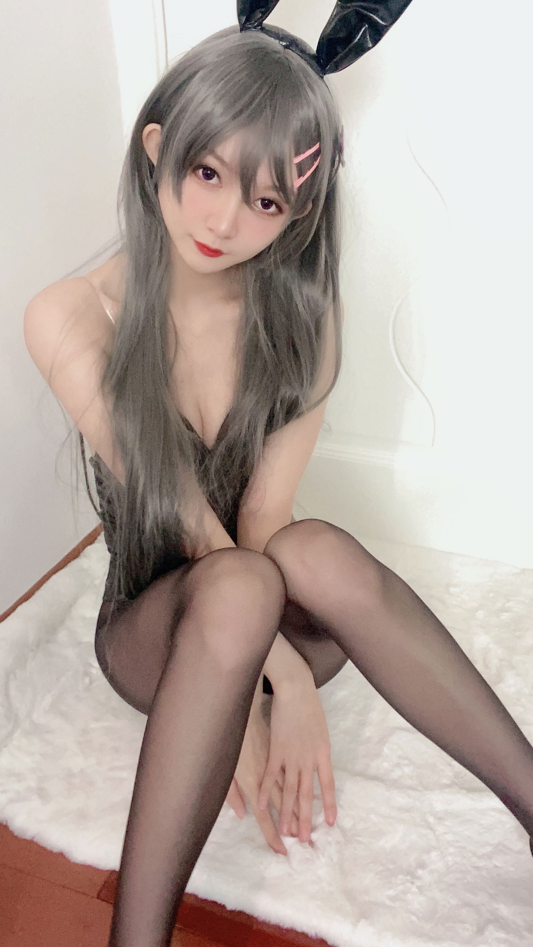 [福利COS] 51酱 - 麻衣兔女郎第8张