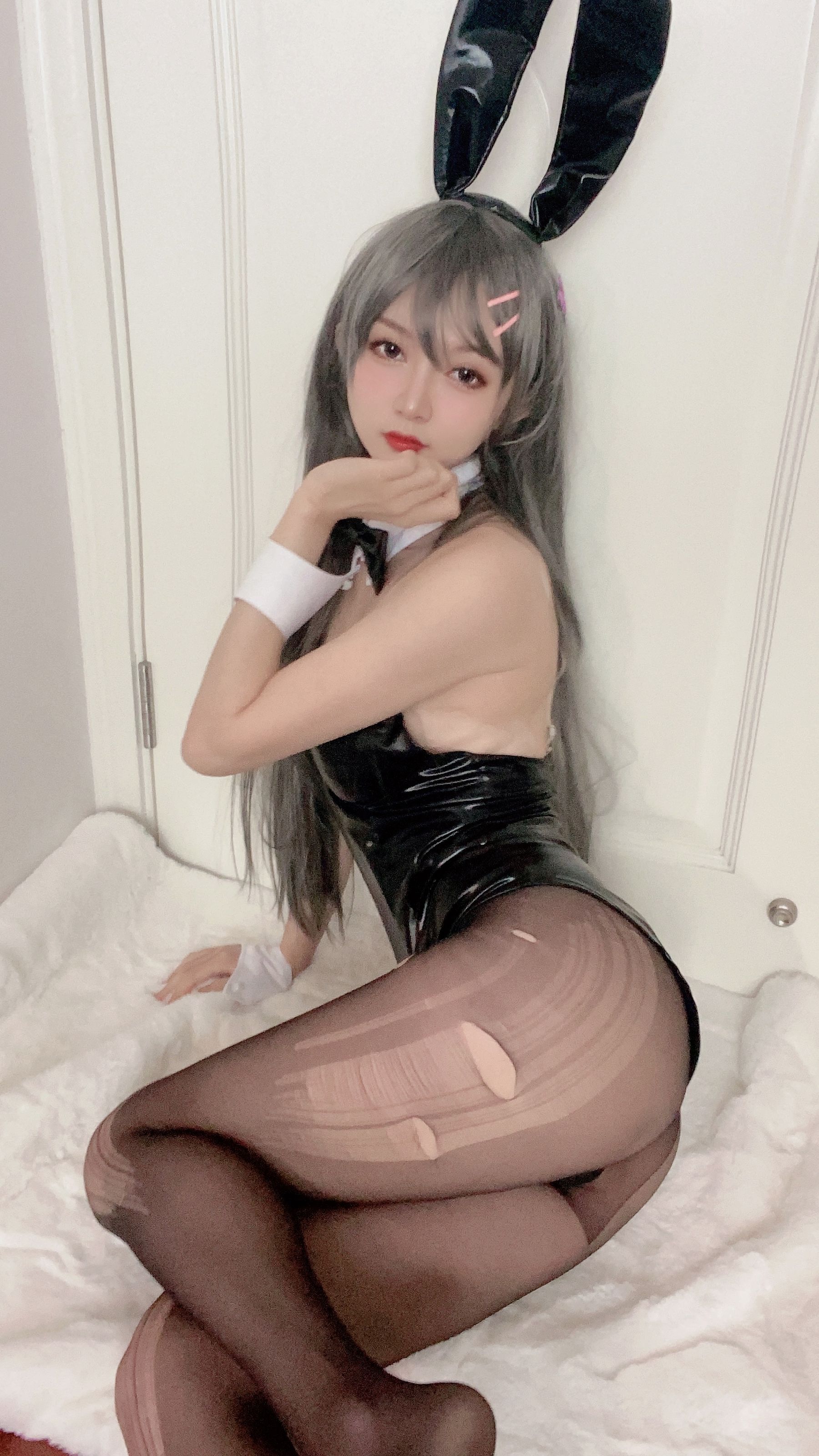 [福利COS] 51酱 - 麻衣兔女郎第12张