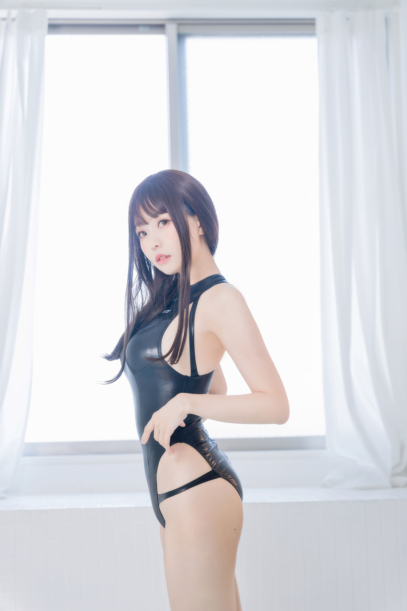 [福利COS] Ely_eee(ElyEE子) - Racing Swimsuit 競泳水手服第22张