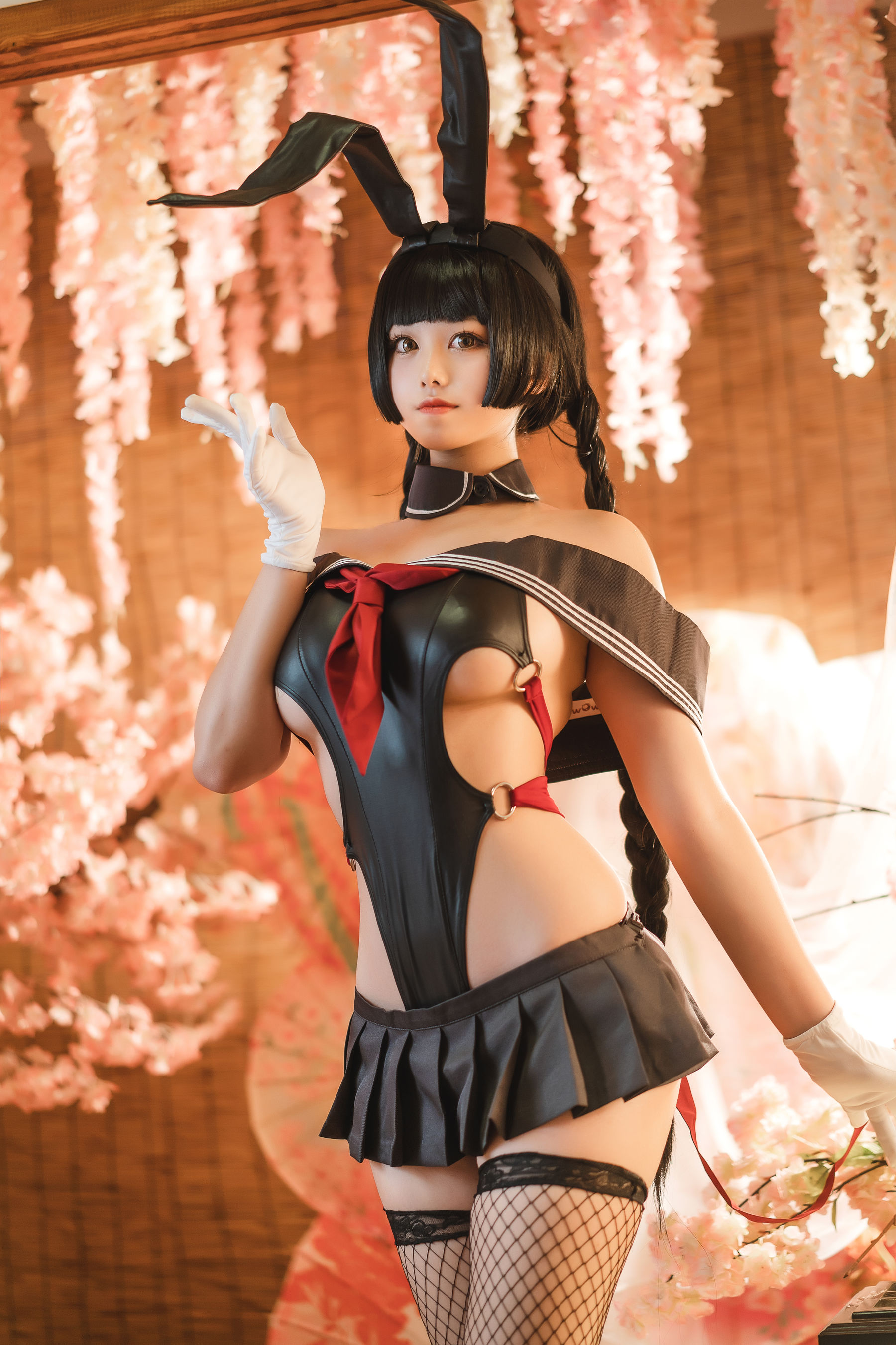 [网红COS] 萌系小姐姐蜜汁猫裘 - 卯月桃子第9张