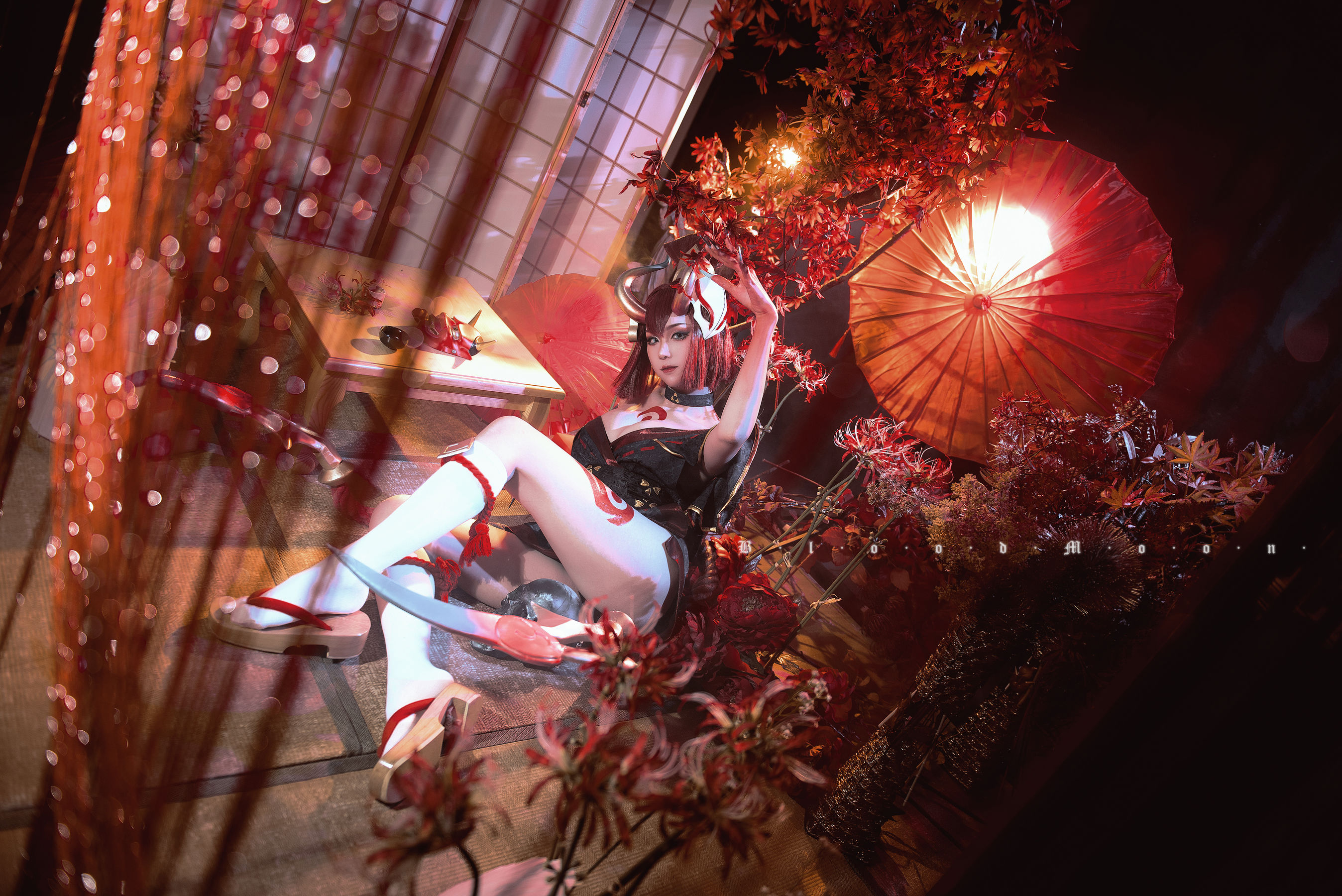 [网红COS] 瓦斯塔亚小龙虾 - 猩红之月伊芙琳第1张