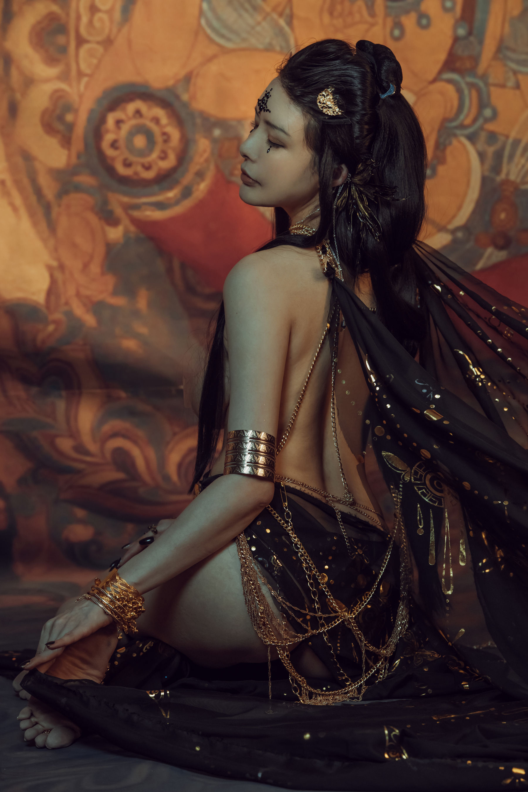 [网红COS] 秋和柯基(夏小秋秋秋) - 黑敦煌第7张