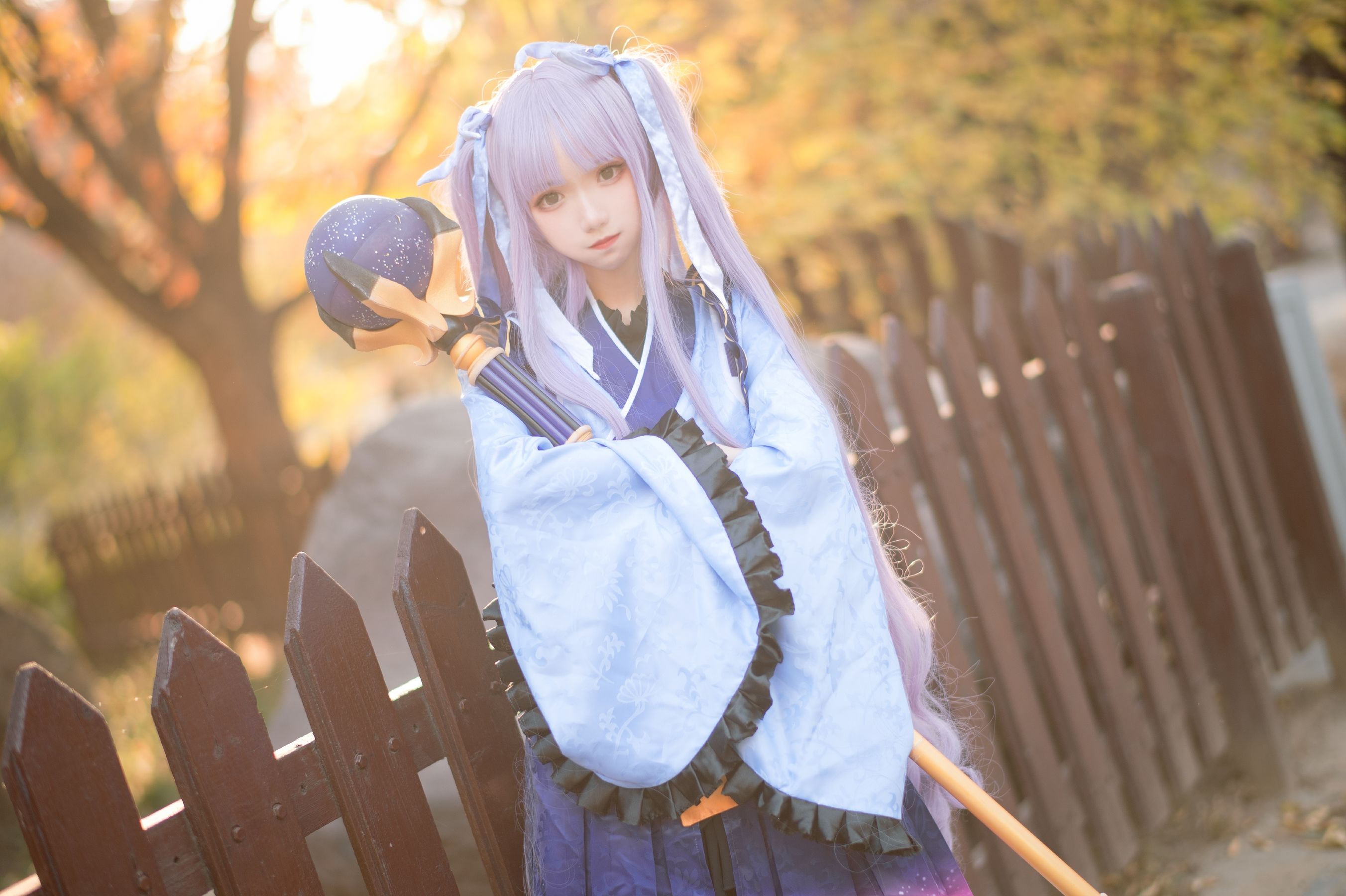 [网红COS] 花柒Hana - 镜华小仓唯第4张