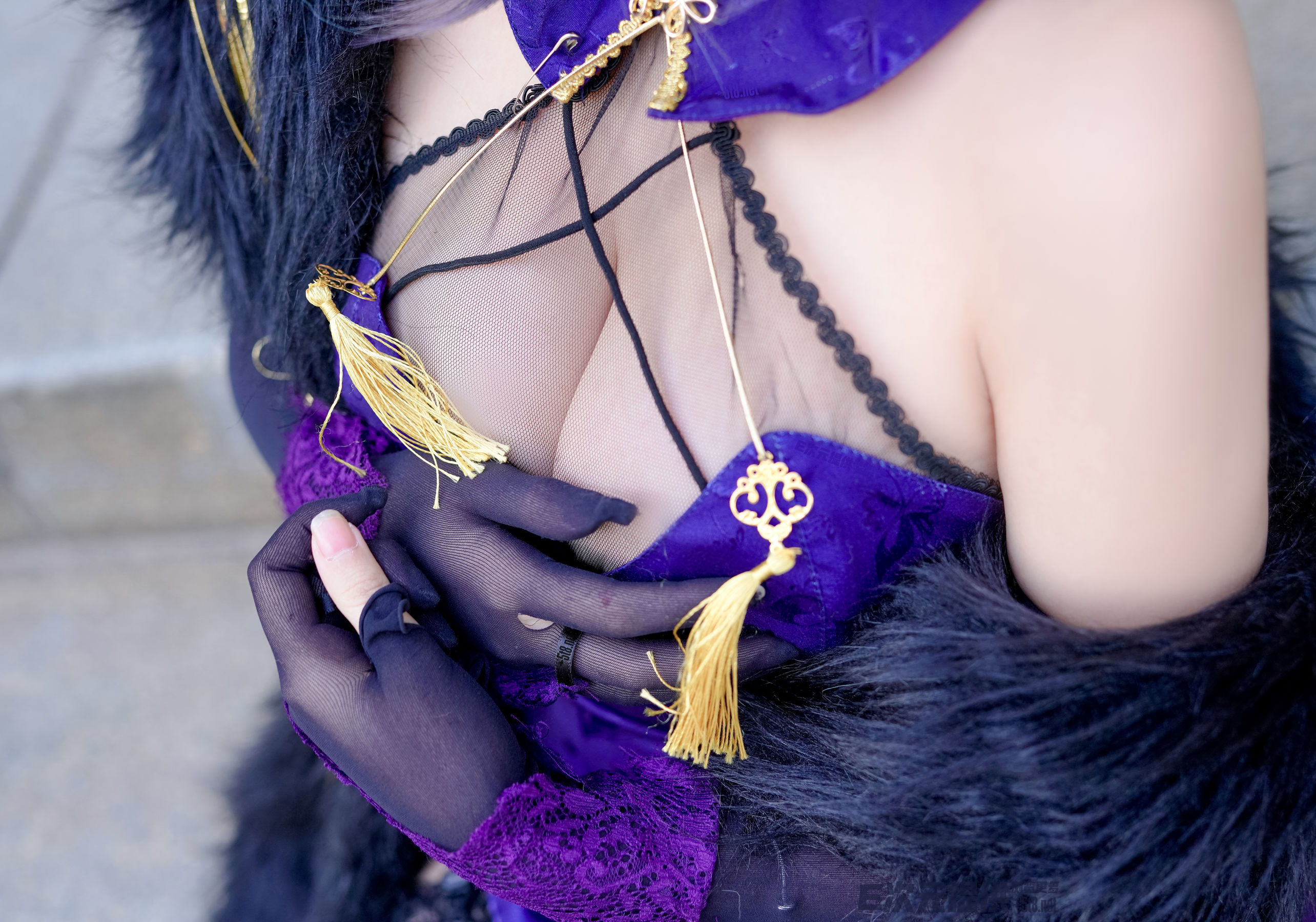 [网红COS] 动漫博主恩田直幸 - 柴郡旗袍第8张