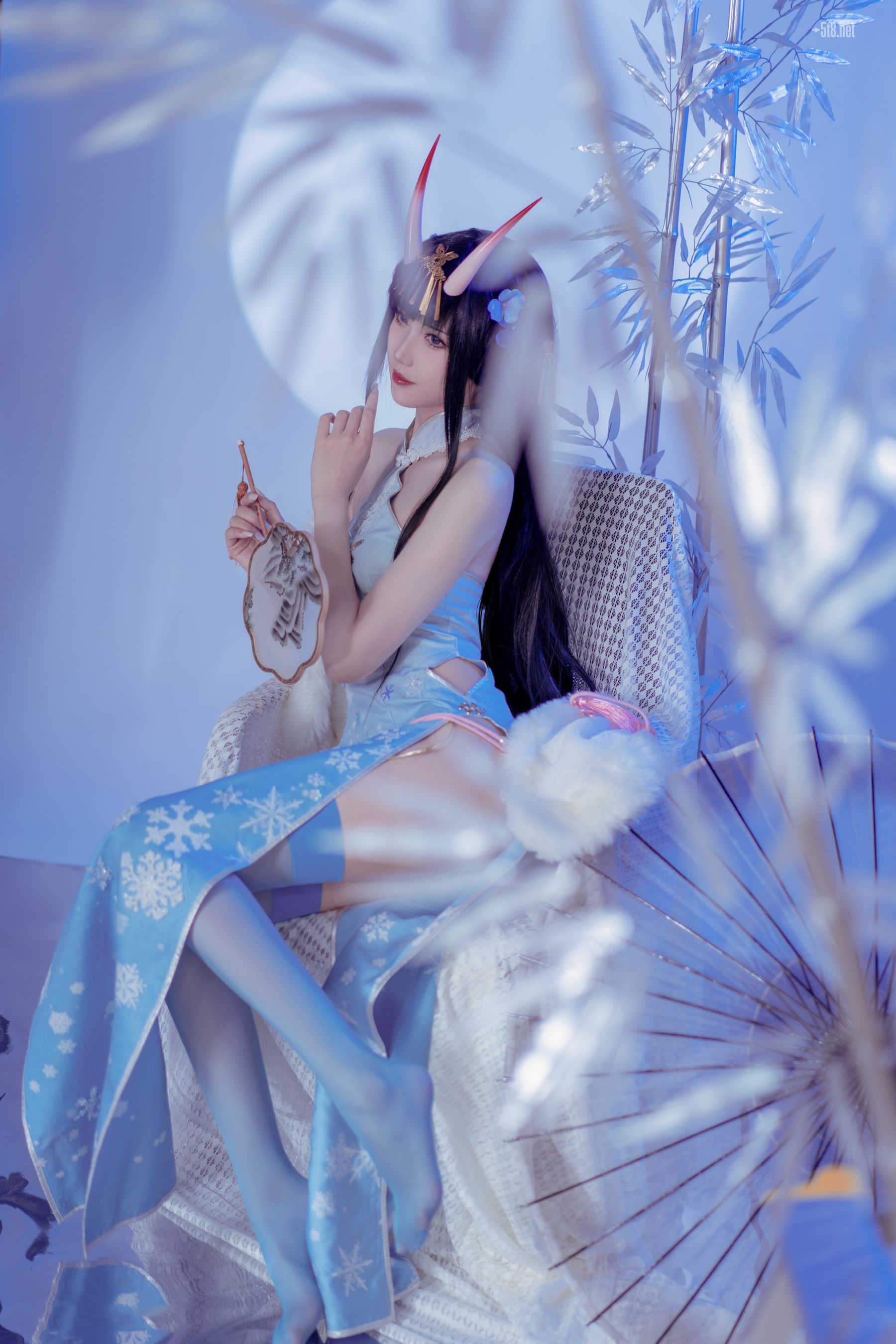 [网红COS] 花兮_honoka - 能代 冬雪沁香第5张