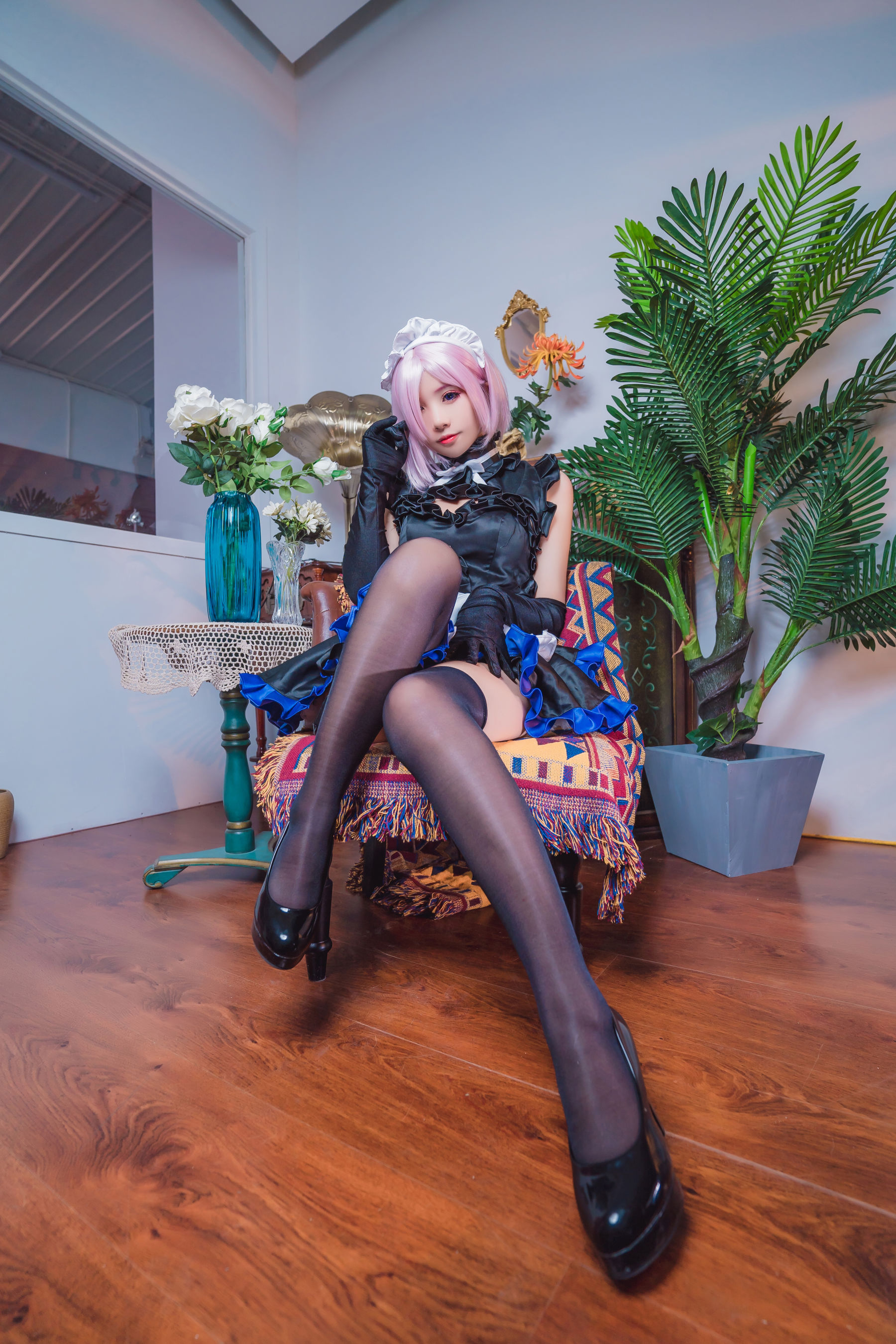 [网红COS] 动漫博主墨玉-M - 玛修女仆第7张