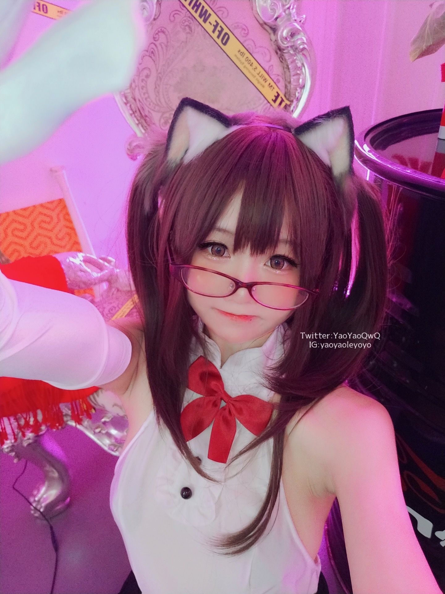 [网红COS] 萌妹子Coser摇摇乐yoyo - 黑色紧身衣第4张