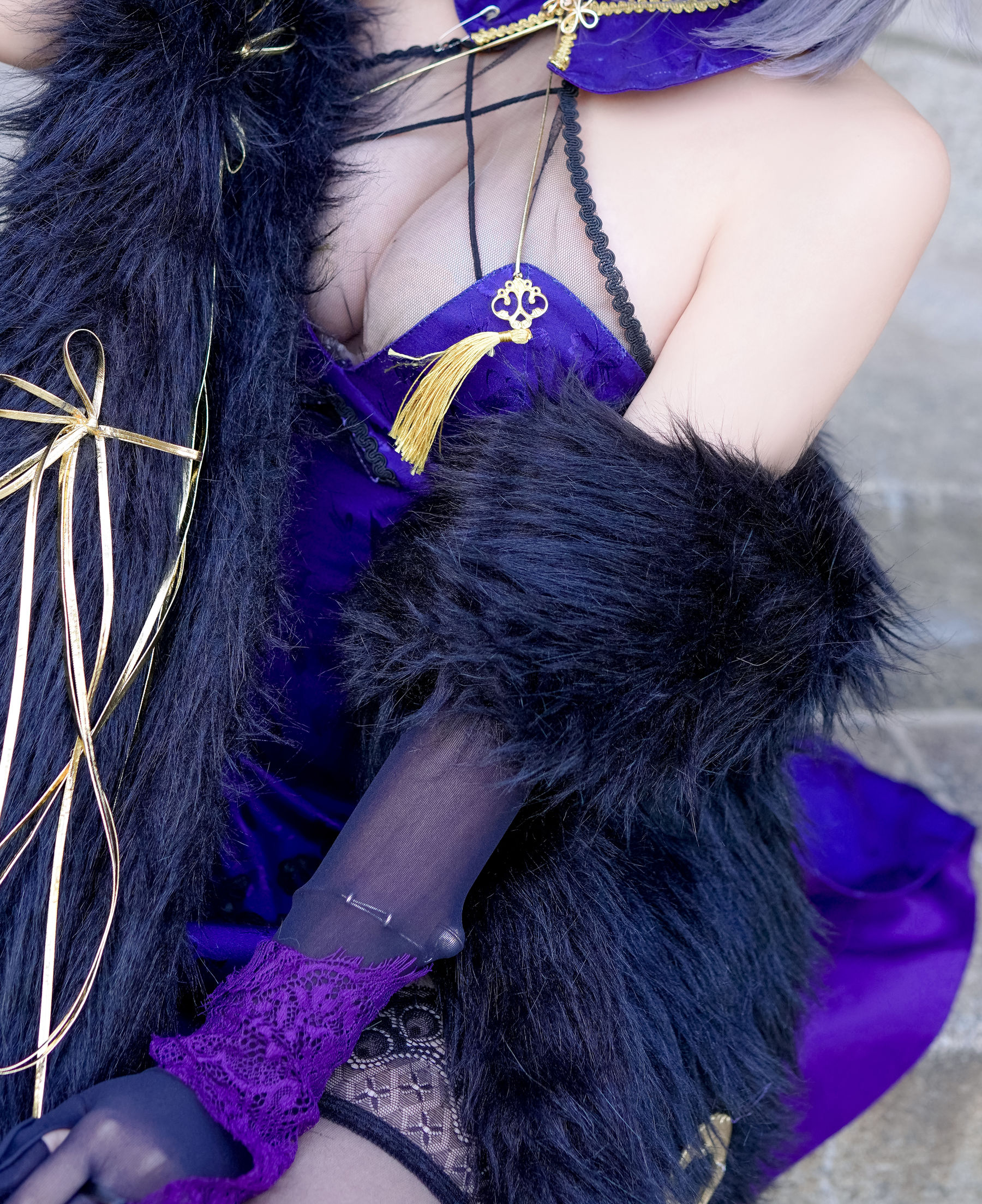 [网红COS] 动漫博主恩田直幸 - 柴郡旗袍第12张