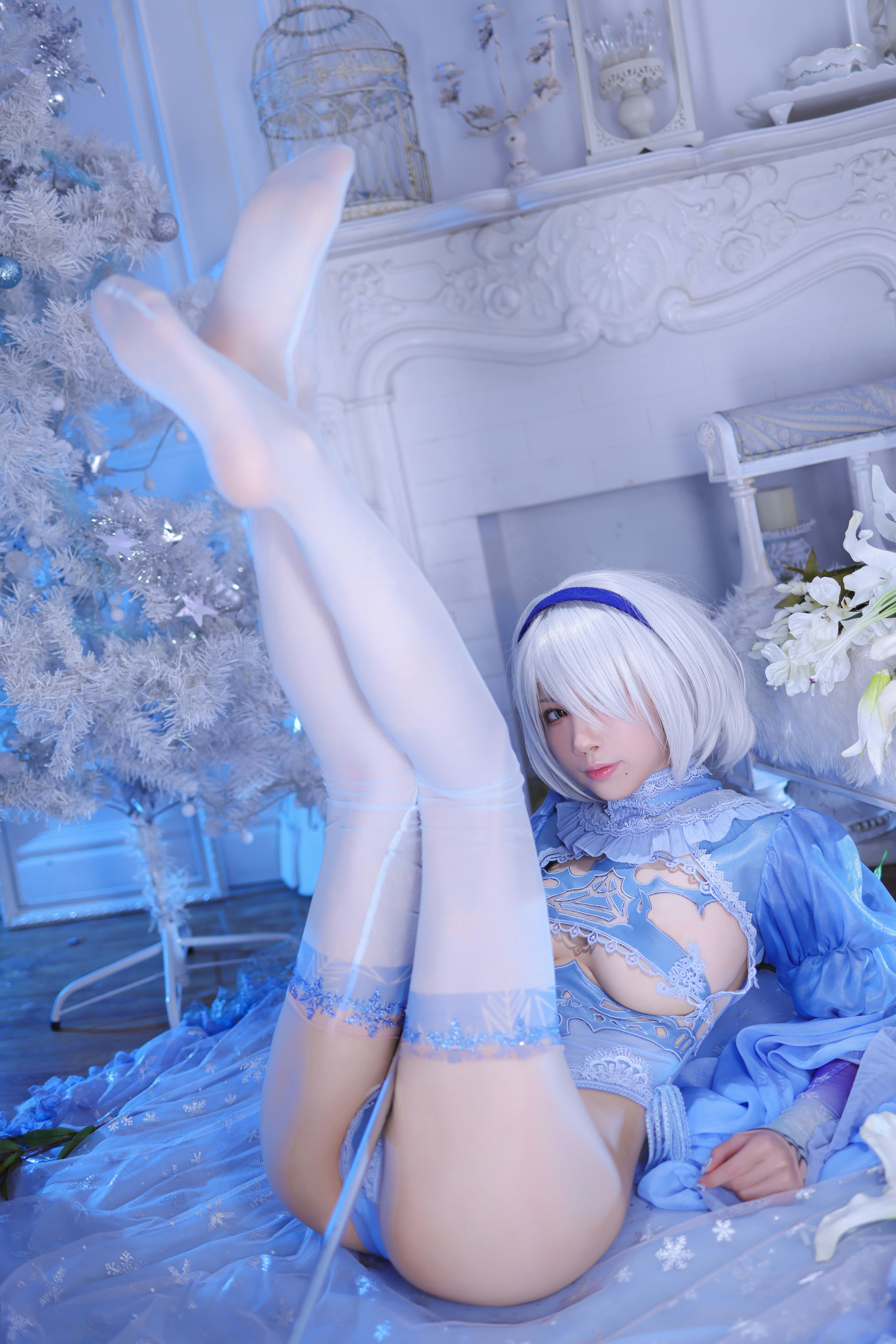 [网红COS] 动漫博主水淼aqua - 冰雪2B-1第12张