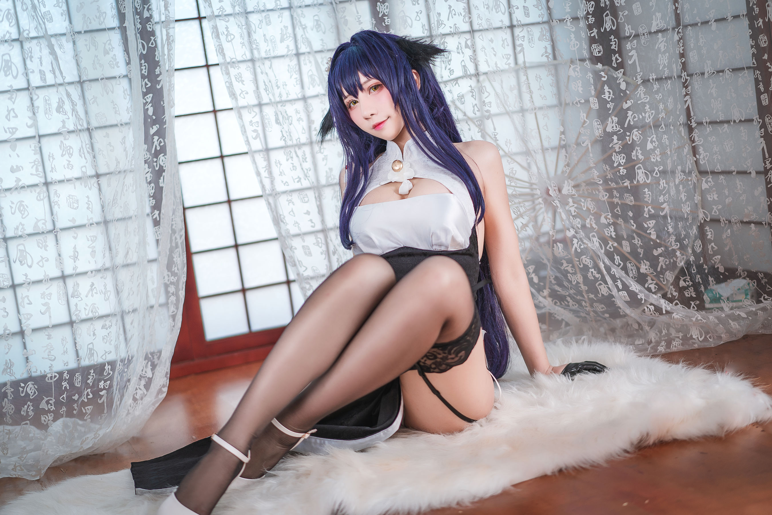 [福利COS] 动漫博主九曲Jean - 吾妻旗袍第1张