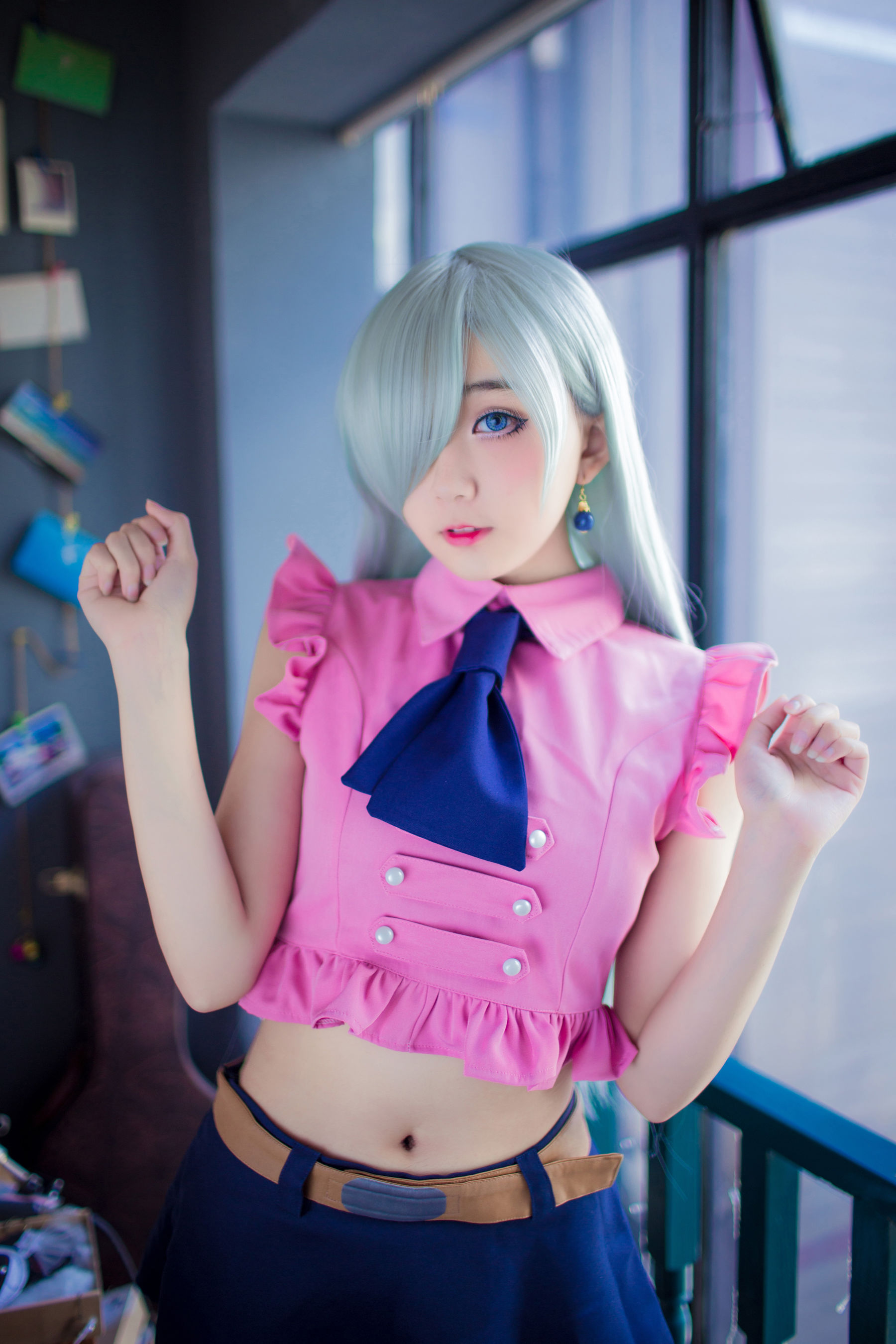 [福利COS] 动漫博主浅野菌子 - 七原罪 伊丽莎白・里昂妮丝第5张
