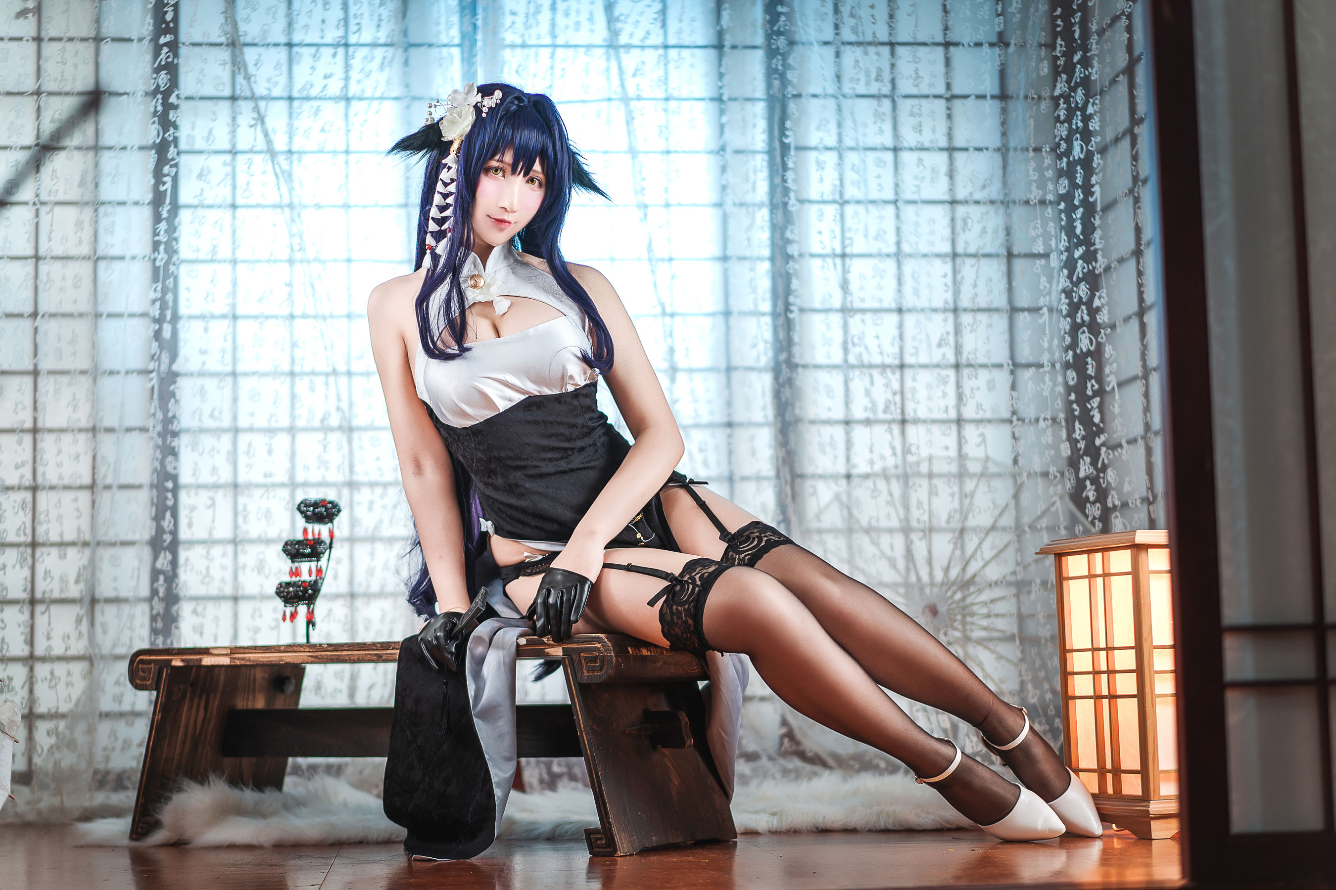 [福利COS] 动漫博主九曲Jean - 吾妻旗袍第5张