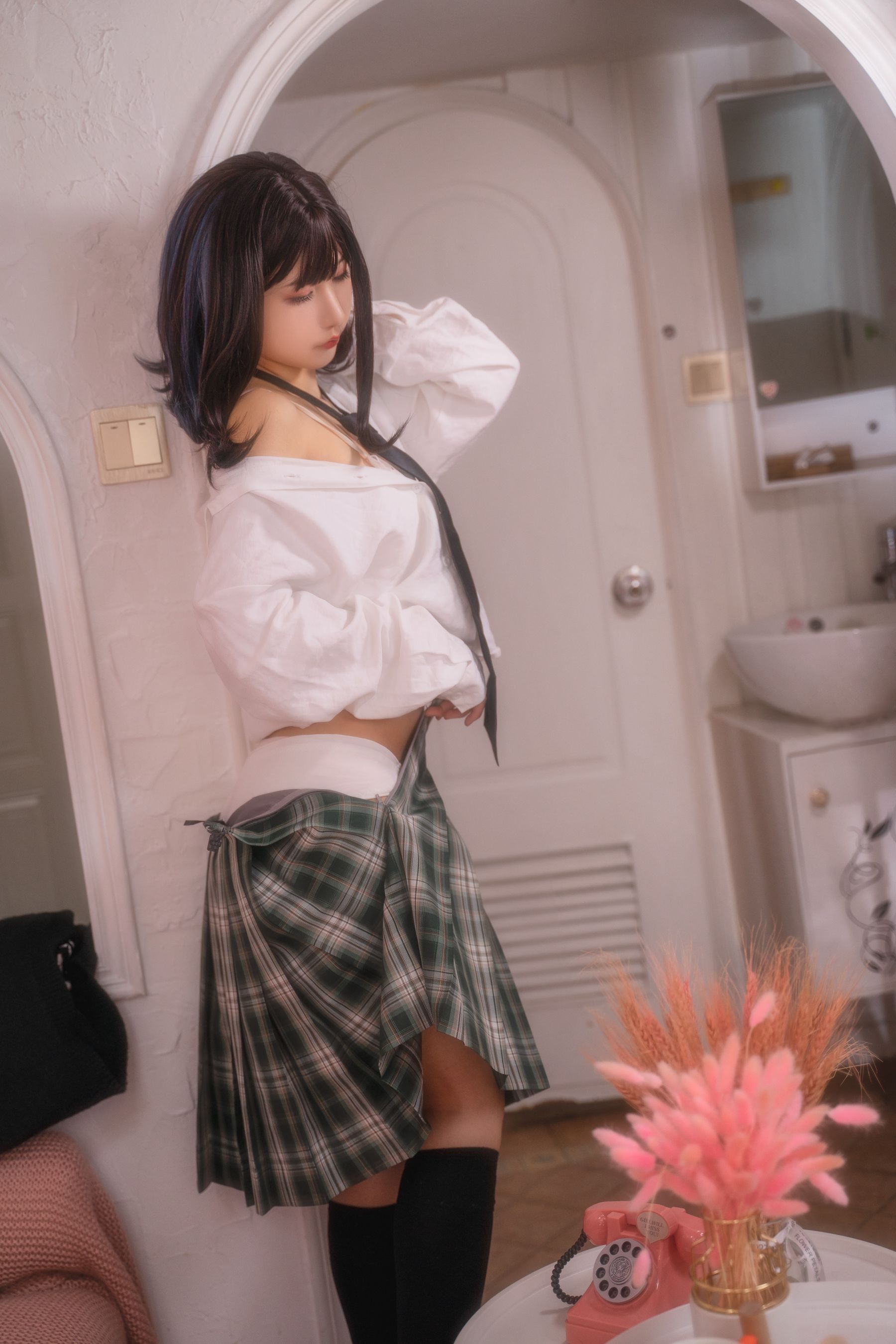 [福利COS] 可可老师 - 放课后JK第5张