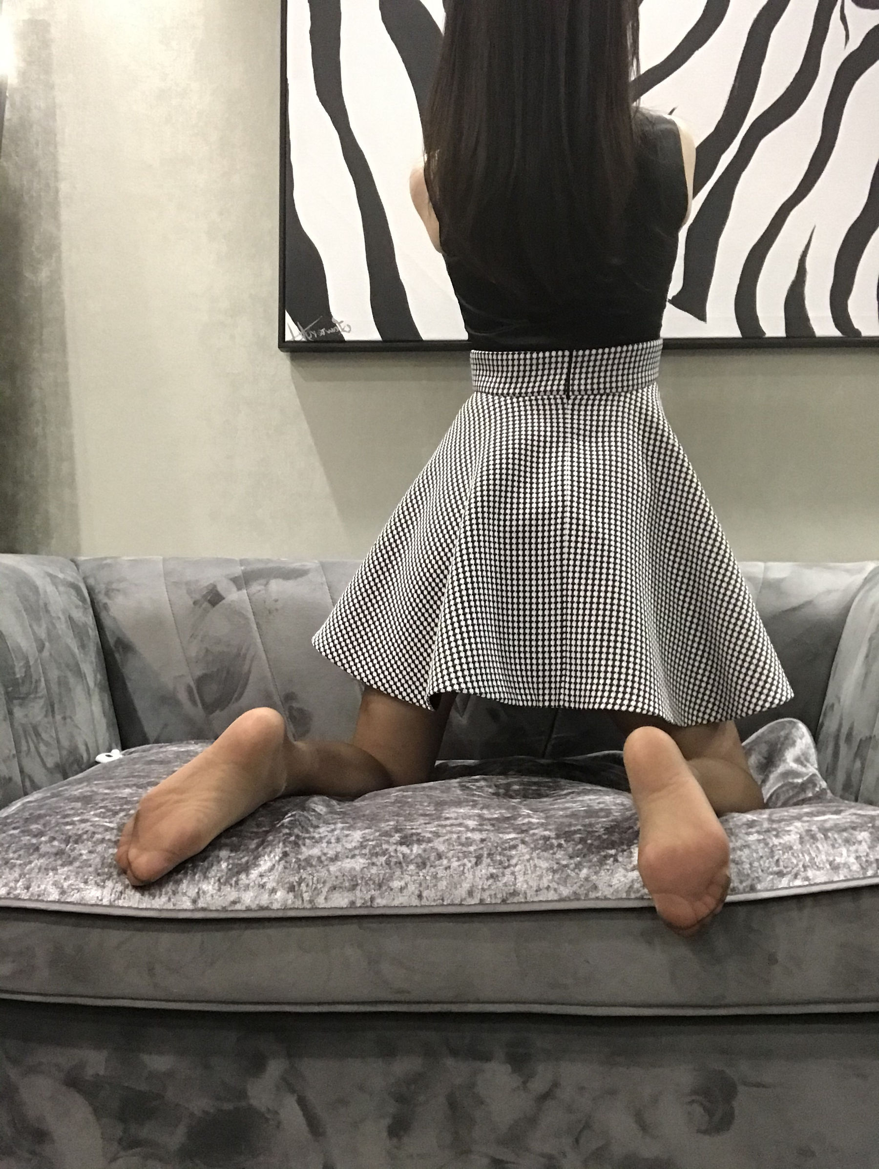 [福利COS] 丝足博主麋鹿_Monroe 2020.04.20 红高黑丝第23张