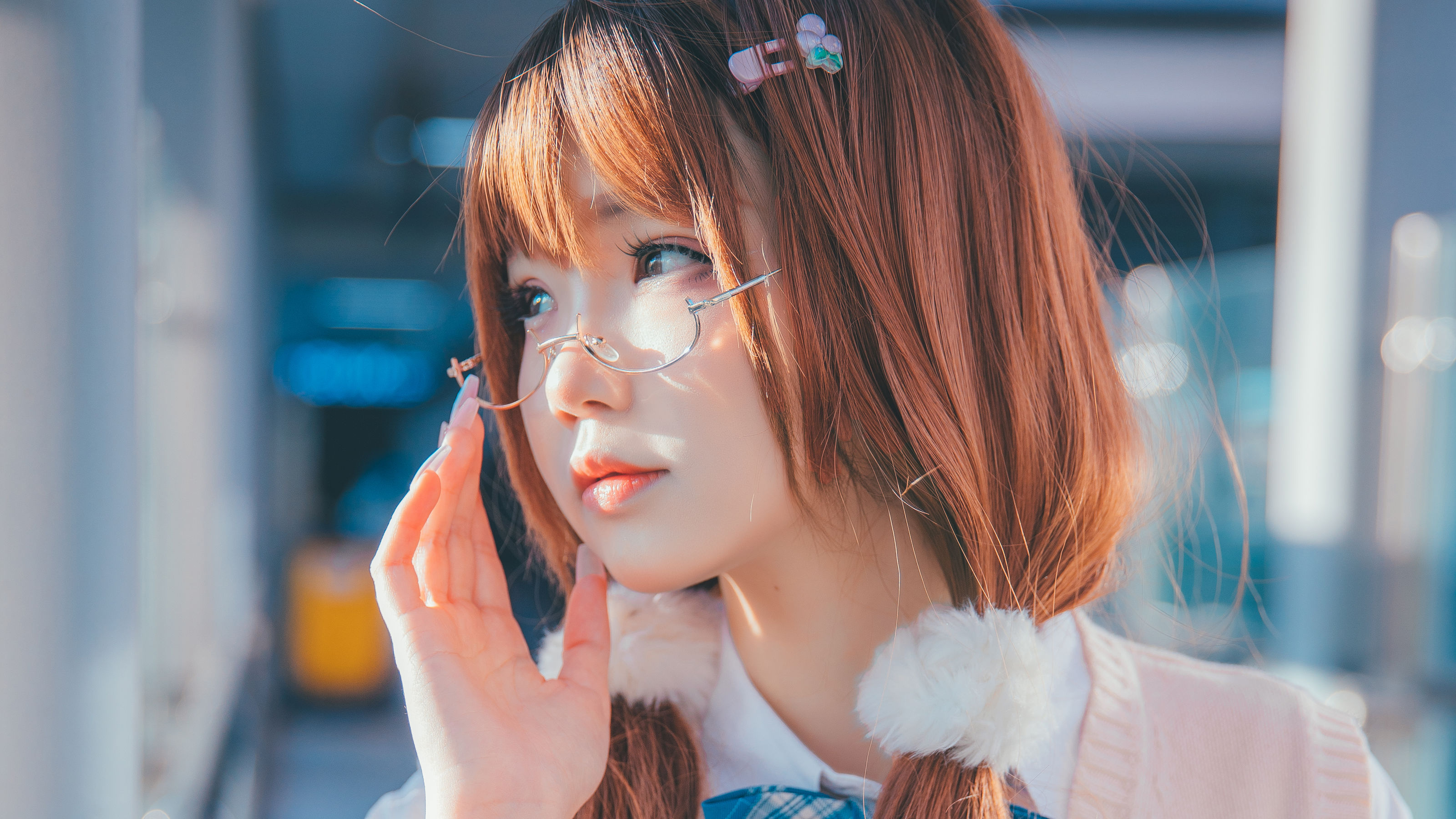 [福利COS] 动漫博主雪晴Astra - JK夕阳第5张