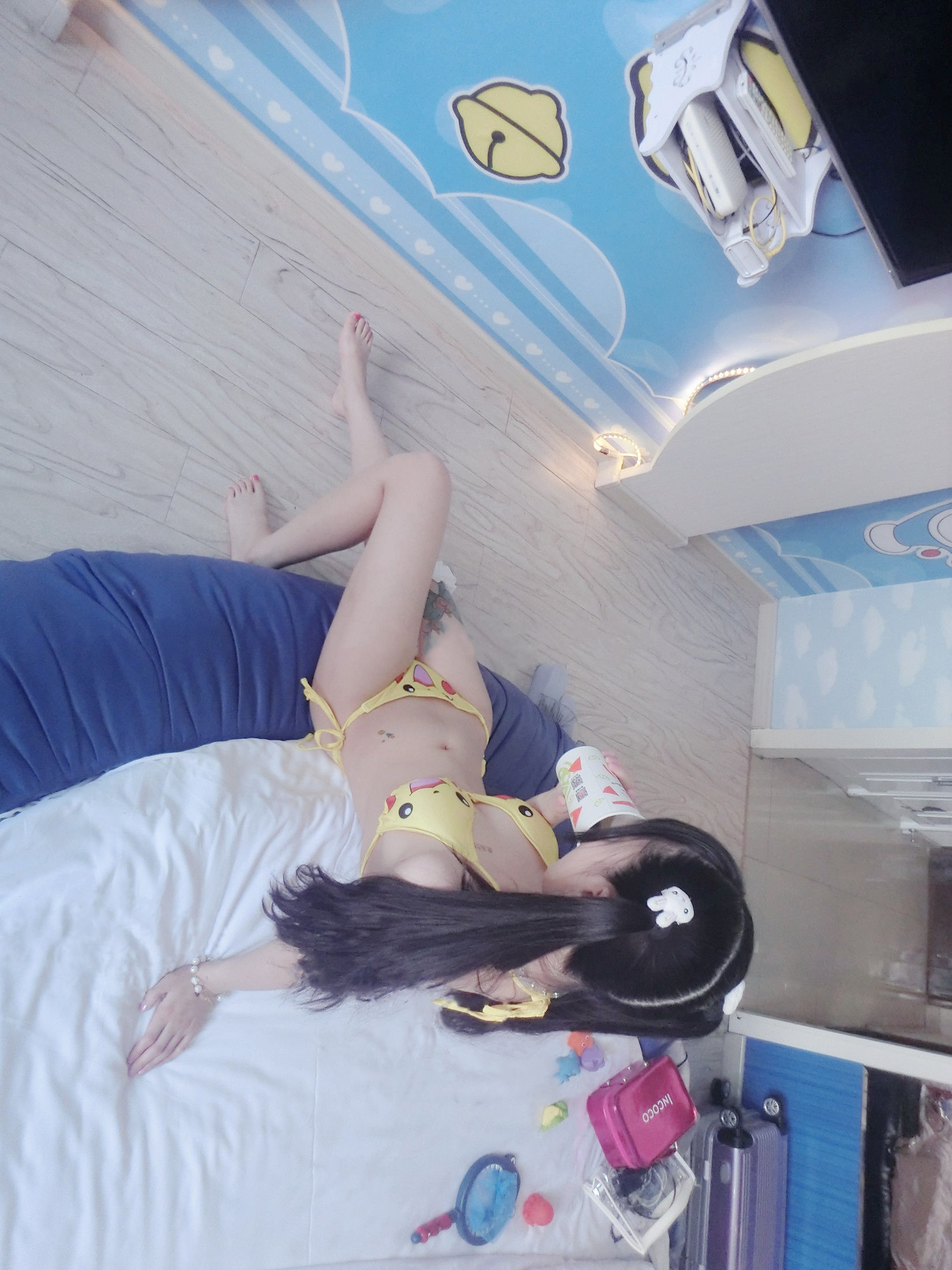 [福利COS] 双马尾少女赛高酱作品 - 皮卡丘比基尼第4张