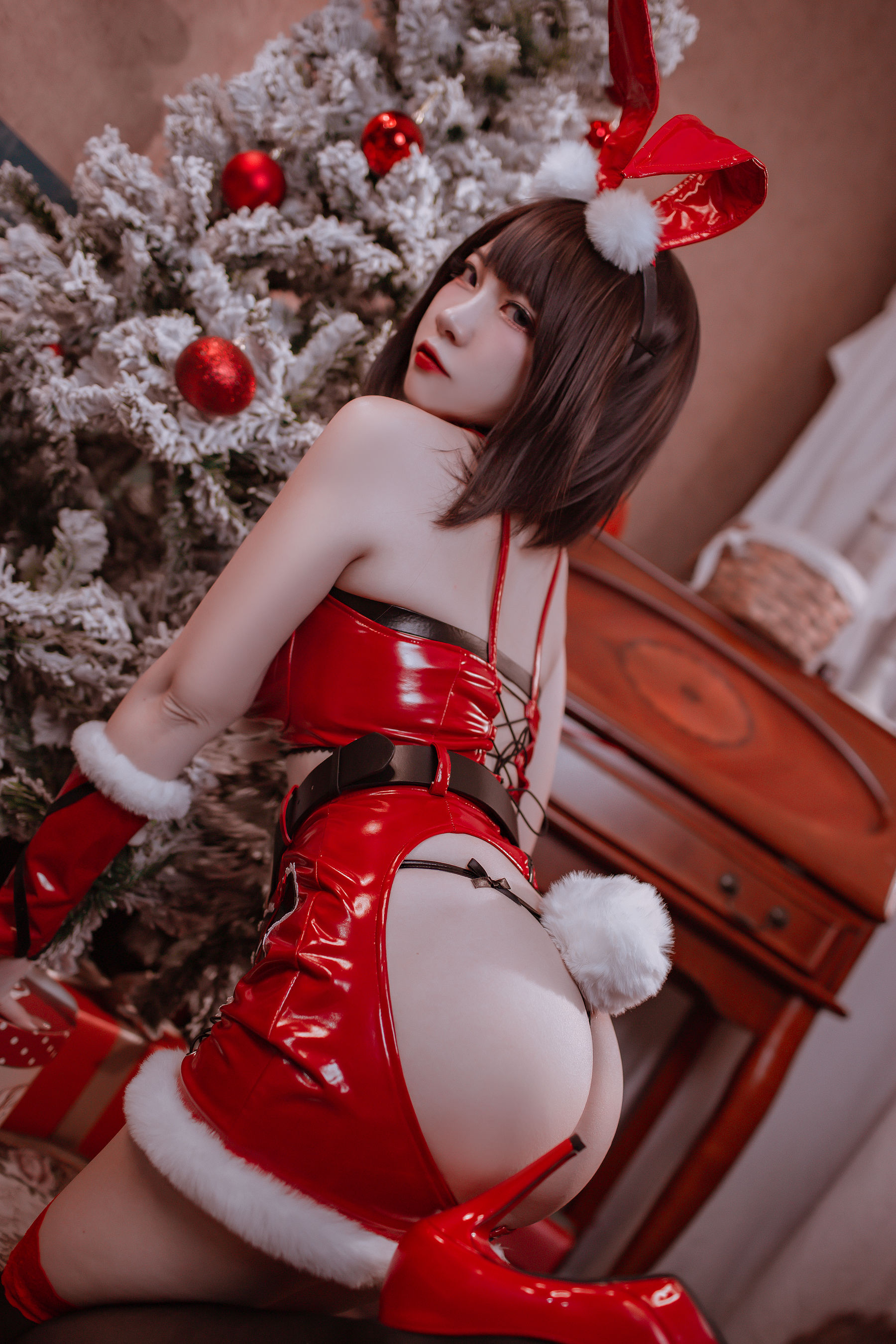 [福利COS] 人气Coser二佐Nisa - 圣诞佐佐第13张