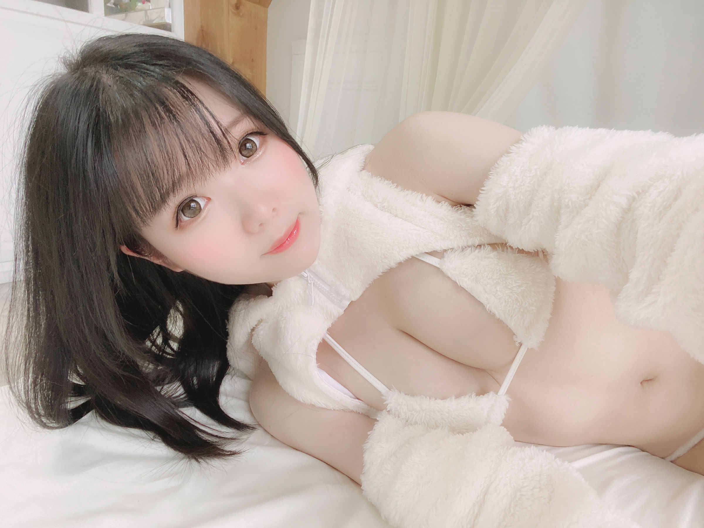 [福利COS] 微博妹纸霜月shimo - もこもこうさぎ第5张