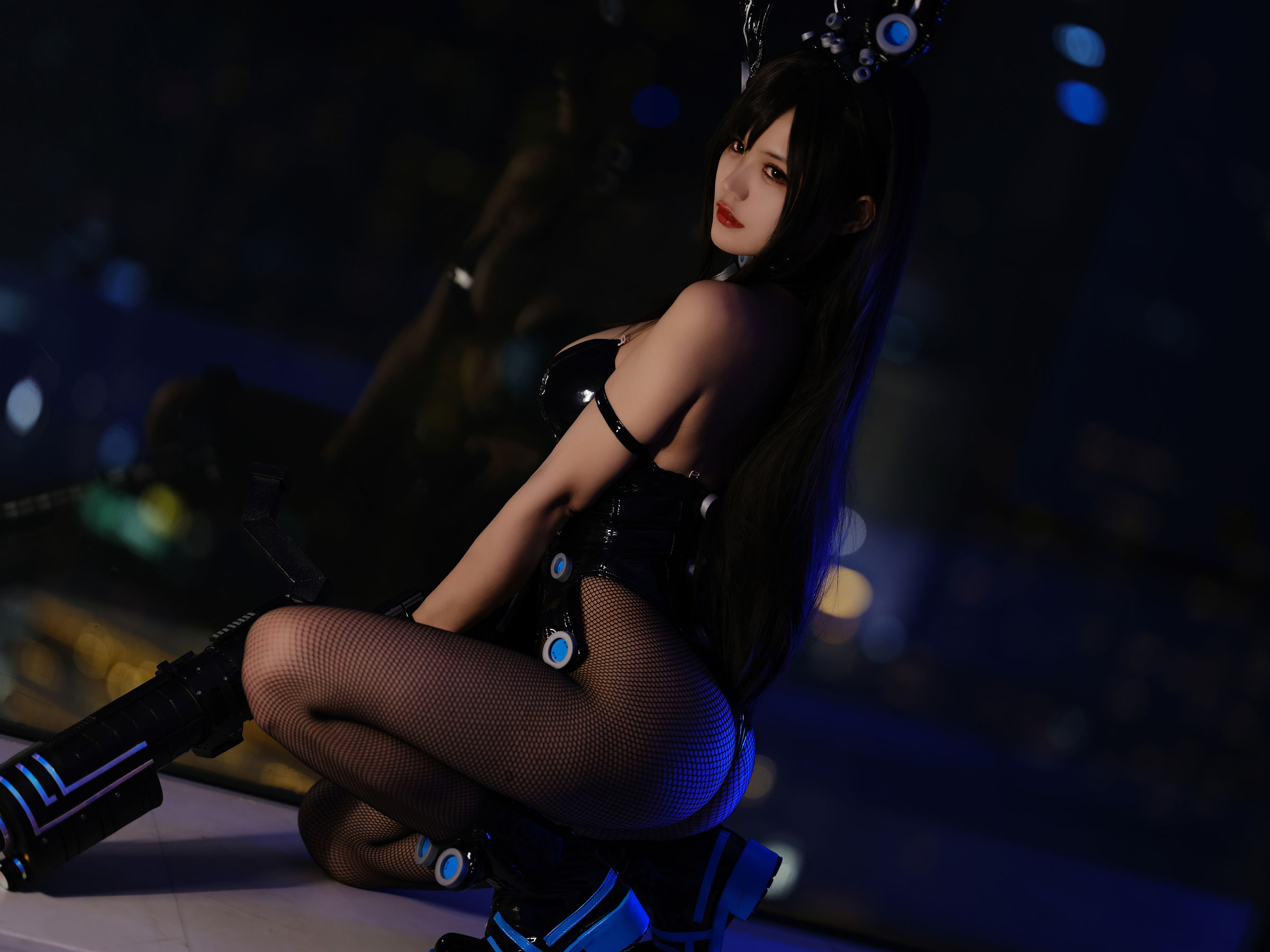 [福利COS] 动漫博主小仓千代w - 下平玲花兔女郎第2张