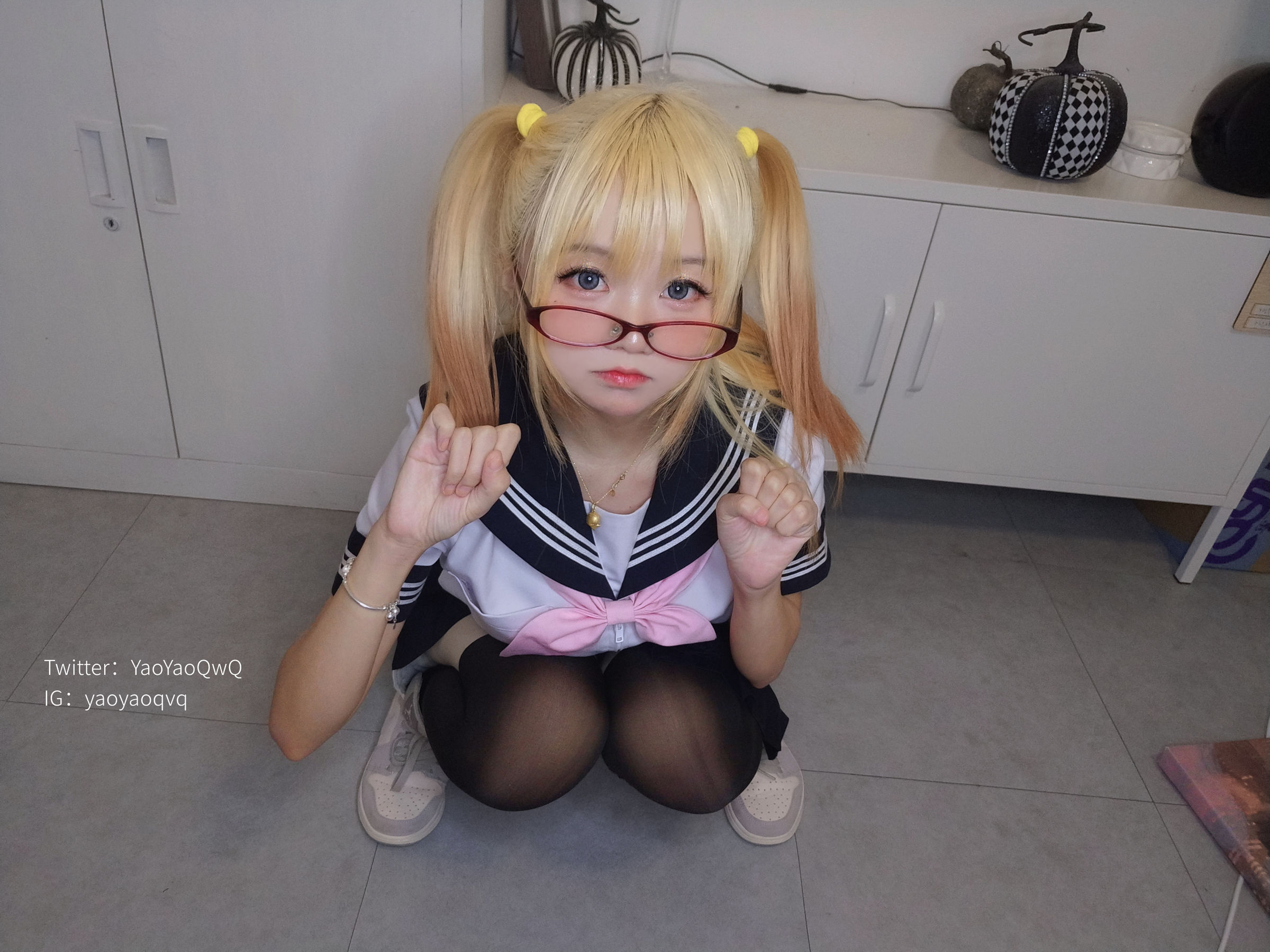 [福利COS] 萌妹子Coser摇摇乐yoyo fantia 22年1月会员合集 Jk系列第10张