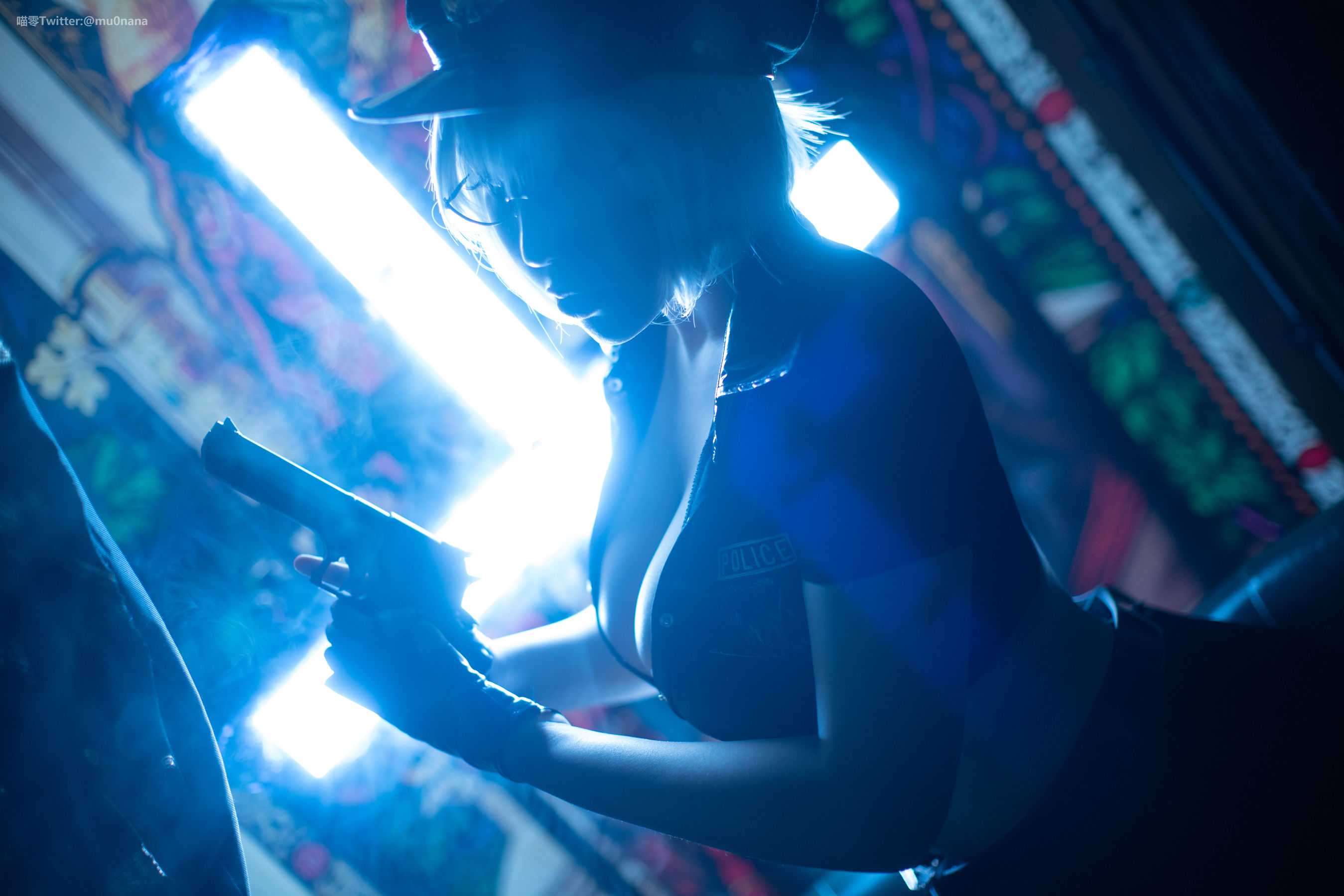 [福利COS] 皮皮奶可可爱了啦&amp;amp;喵零 - 匪警第19张