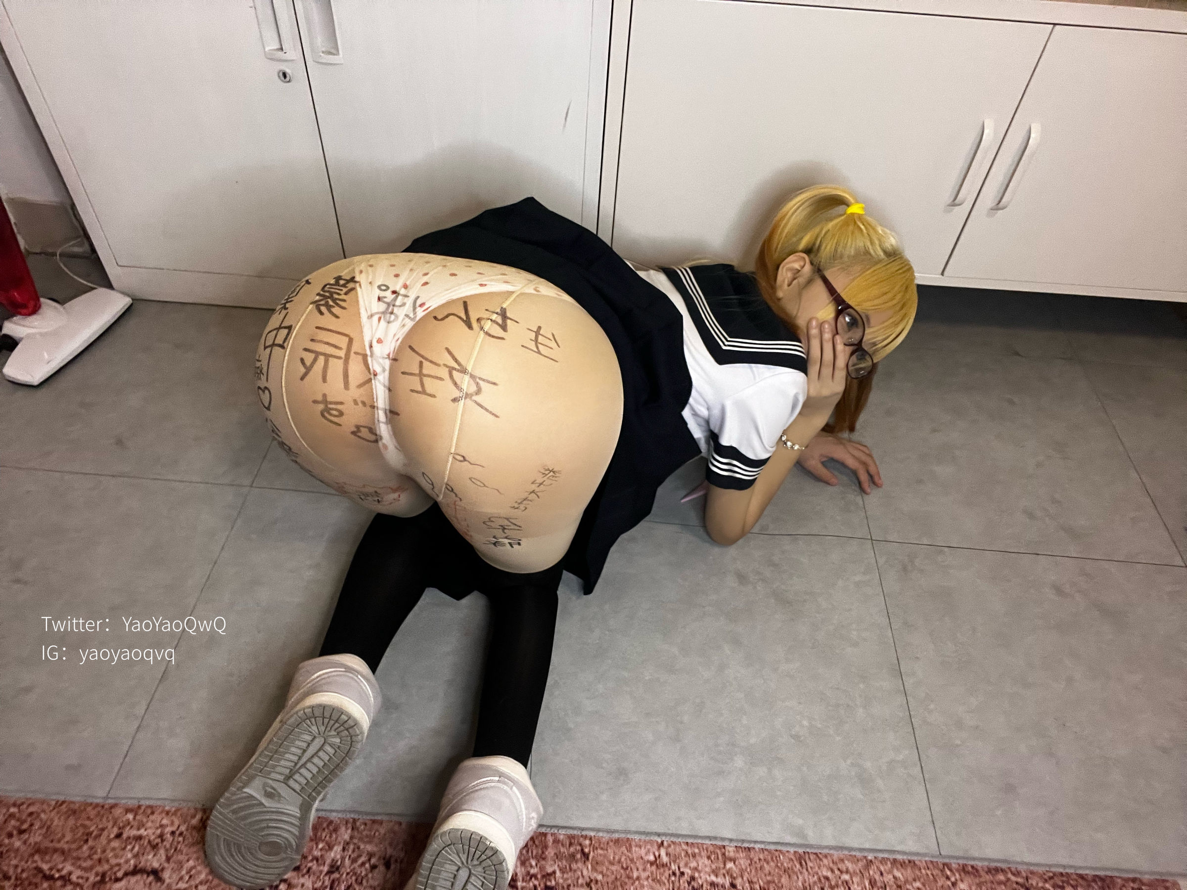 [福利COS] 萌妹子Coser摇摇乐yoyo fantia 22年1月会员合集 Jk系列第18张