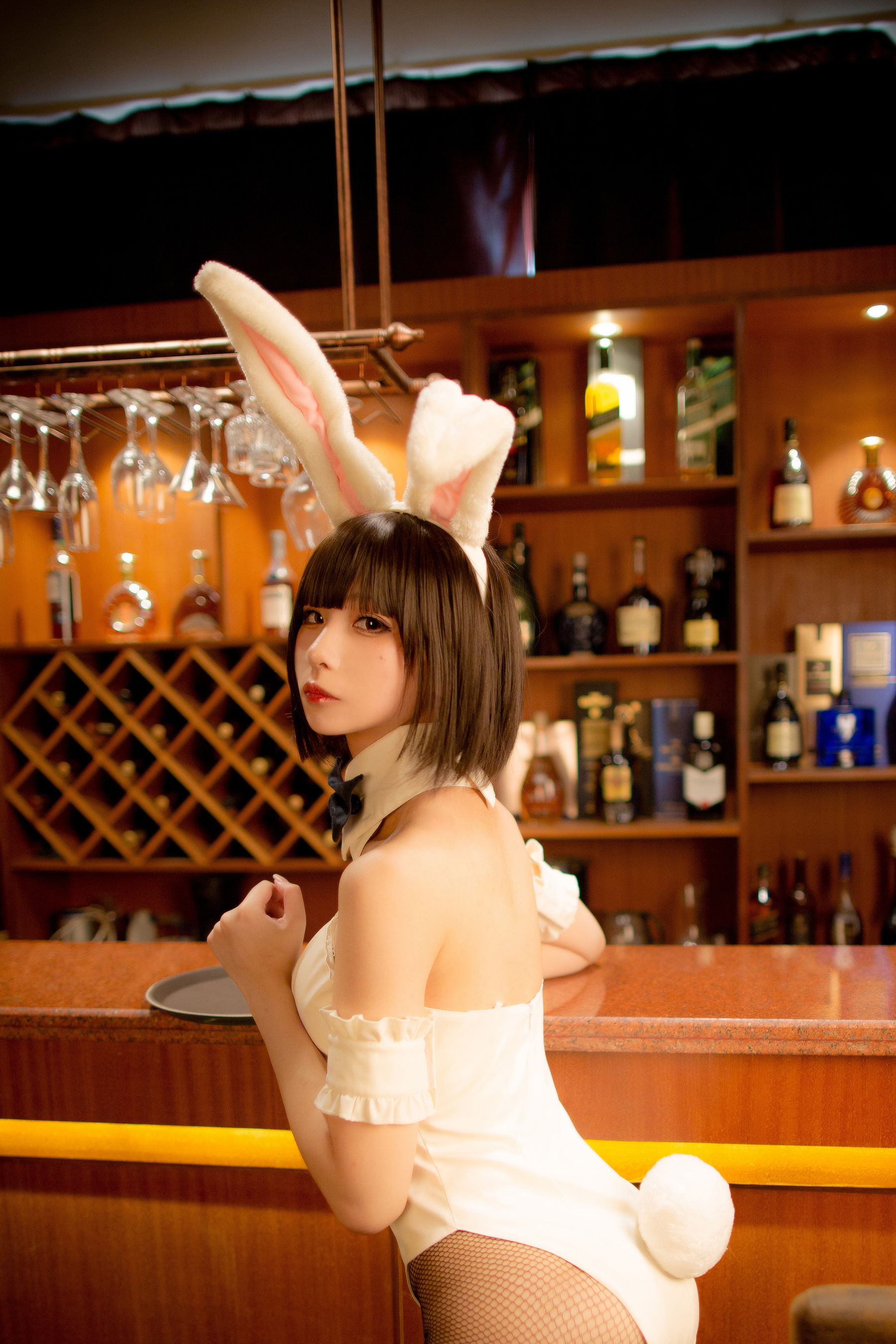 [福利COS] 拼音拼嘤嘤 - 加藤惠兔女郎第2张