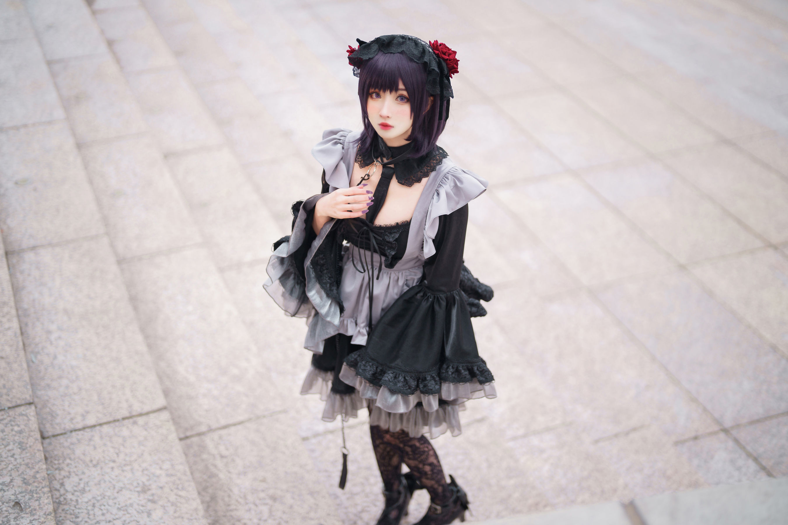 [福利COS] COS福利rioko凉凉子(肉扣热热子) - 黑江雫 漫展篇 海梦第6张