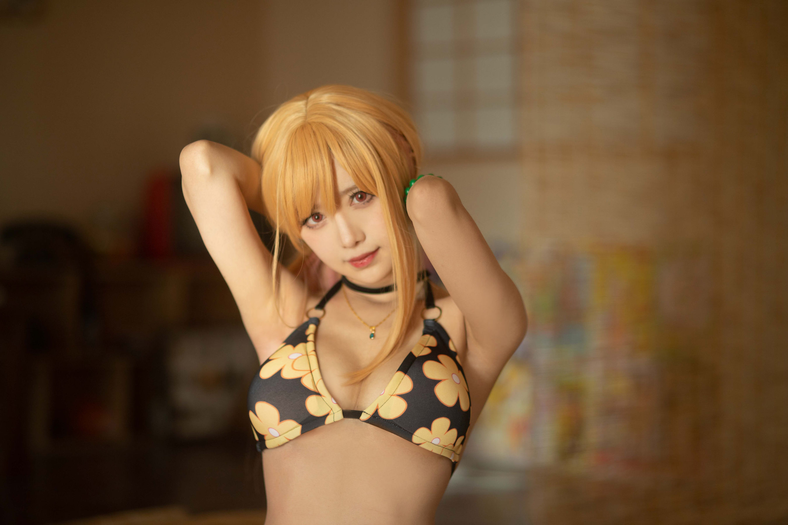 [福利COS] Shika小鹿鹿 - 喜多川海梦泳装第8张