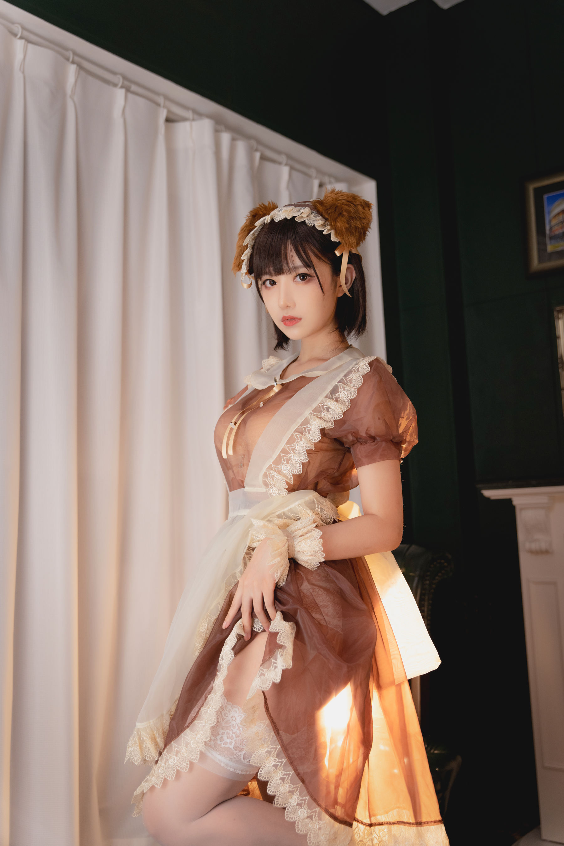 [福利COS] Shika小鹿鹿 - 透明女仆第8张
