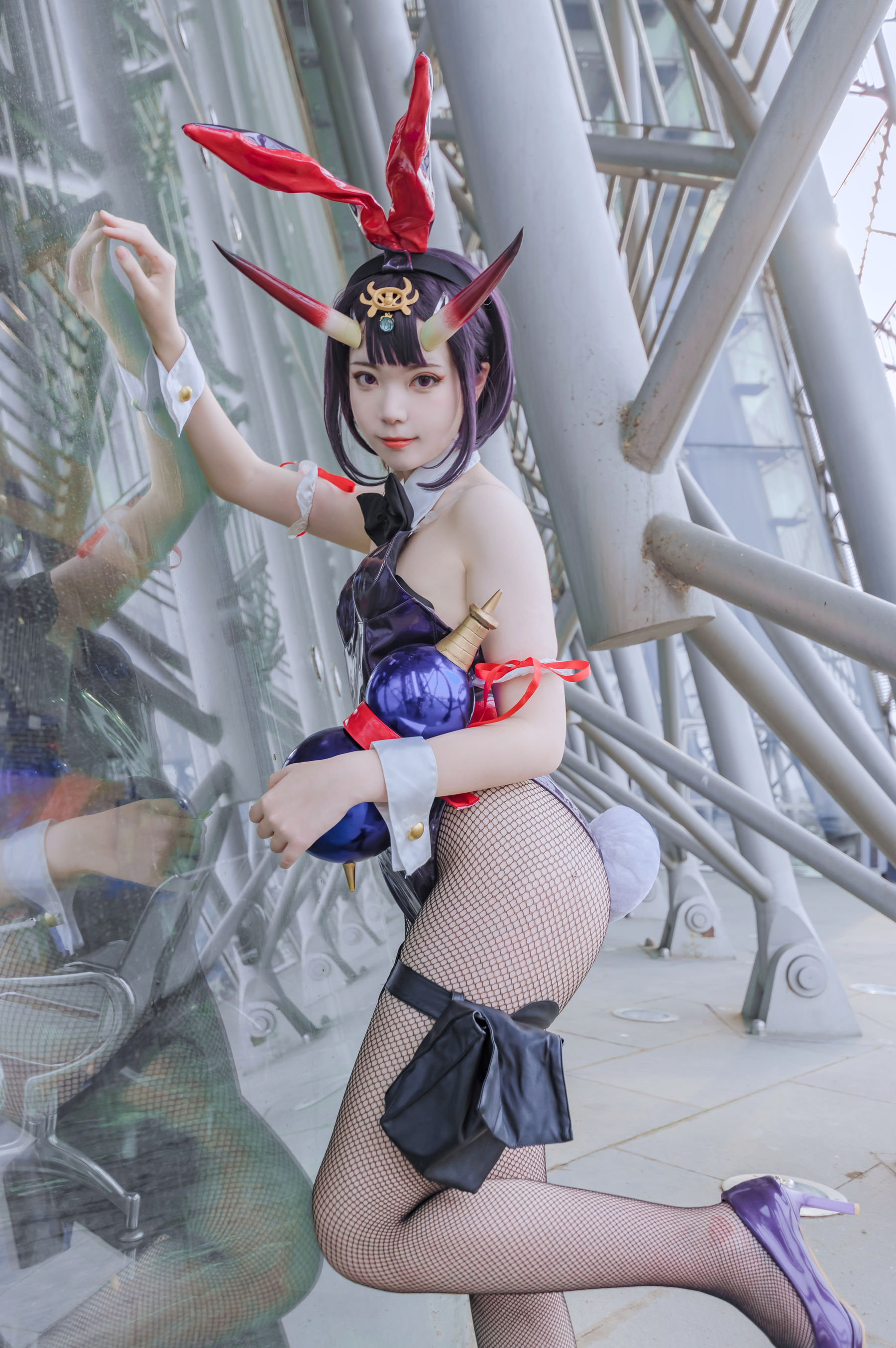 [福利COS] 可爱妹子Fushii_海堂 - 酒吞兔女郎第5张